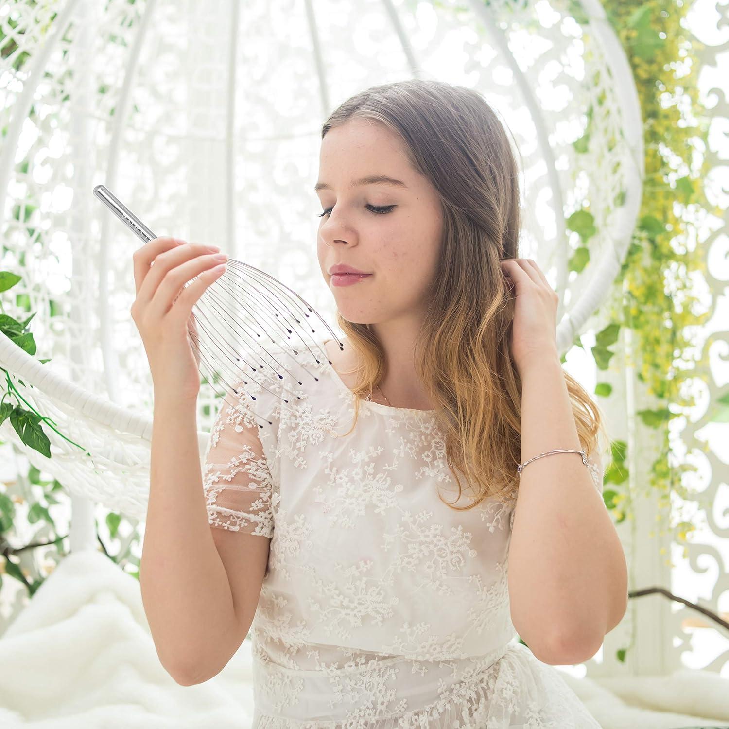 Masajeador de Cabeza USAGA 28 Púas Extensible para Relajación