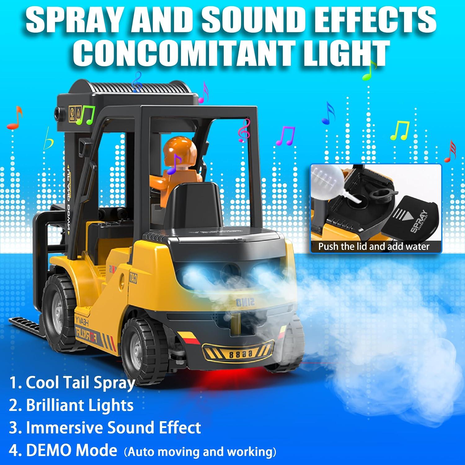 Camión Elevador RC VWAHNANA 1:24 Control Remoto 11 Canales