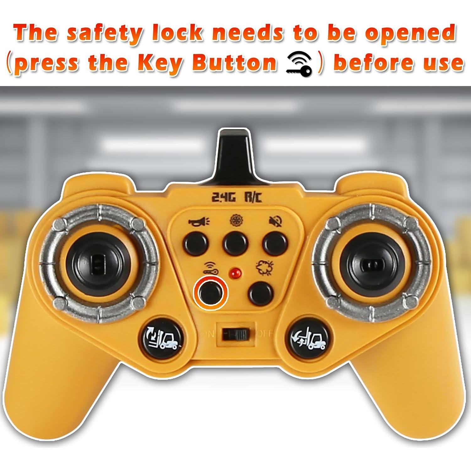 Camión Elevador RC VWAHNANA 1:24 Control Remoto 11 Canales