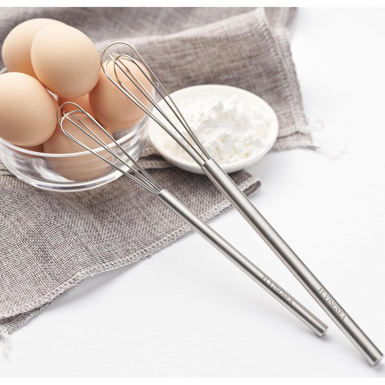 Batidora Mini de Acero Inoxidable FLYINGSEA 22.24 cm