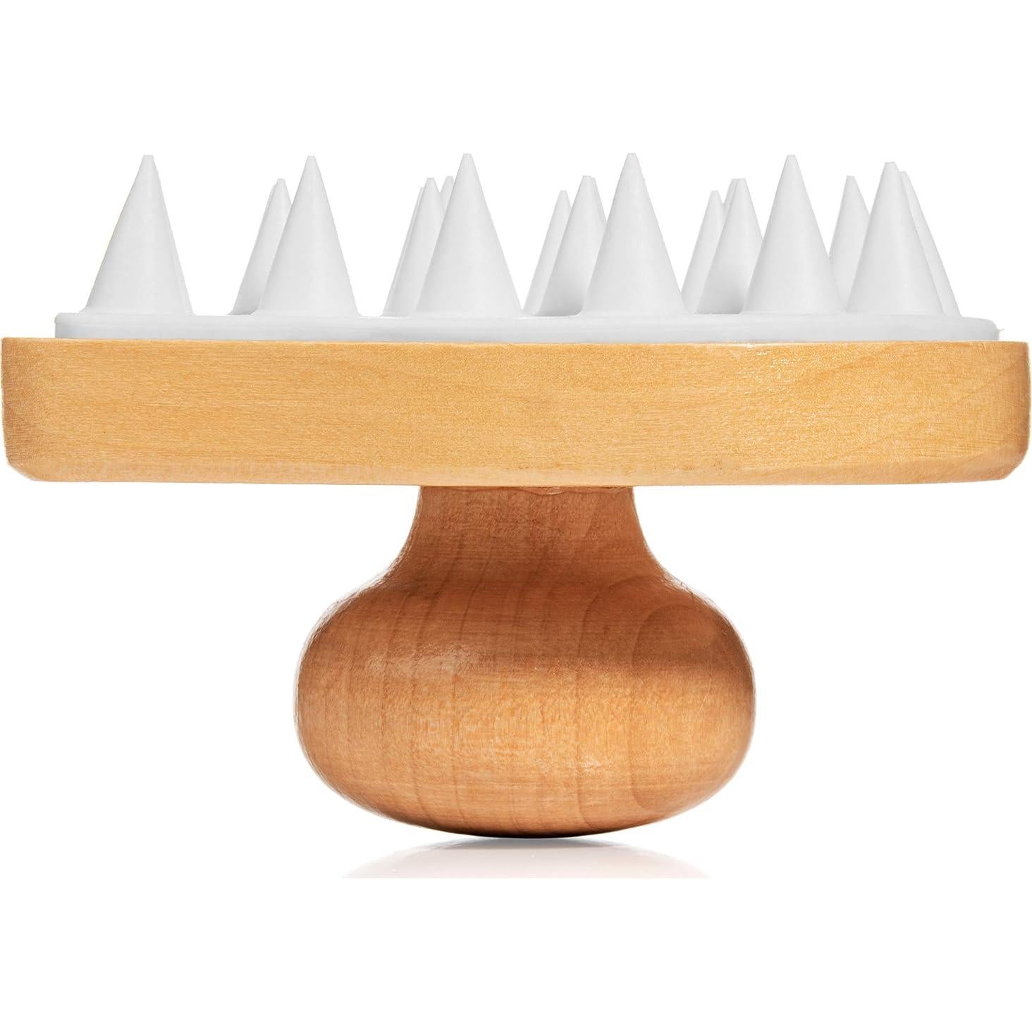 Cepillo Exfoliante GranNaturals de Madera para Cuero Cabelludo