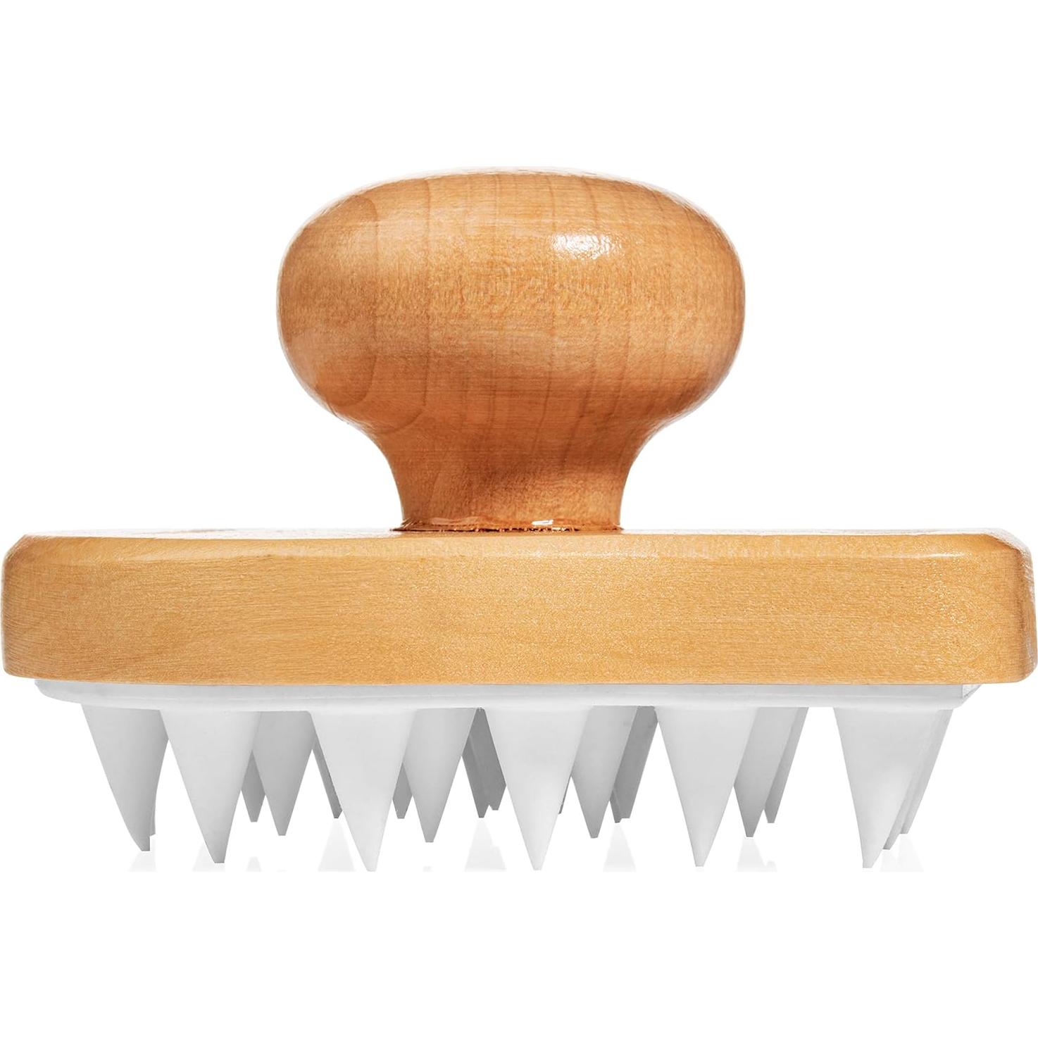 Cepillo Exfoliante GranNaturals de Madera para Cuero Cabelludo