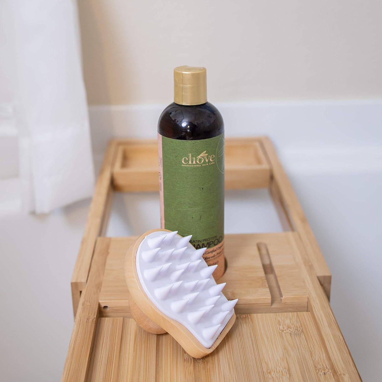 Cepillo Exfoliante GranNaturals de Madera para Cuero Cabelludo