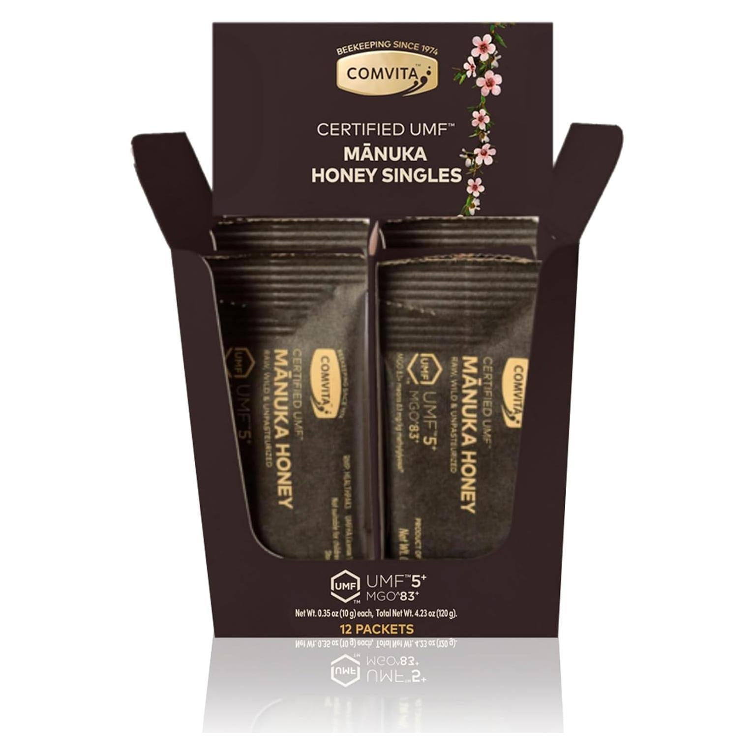 Miel de Manuka Comvita UMF 5+ Cruda 10g - Paquete de 12