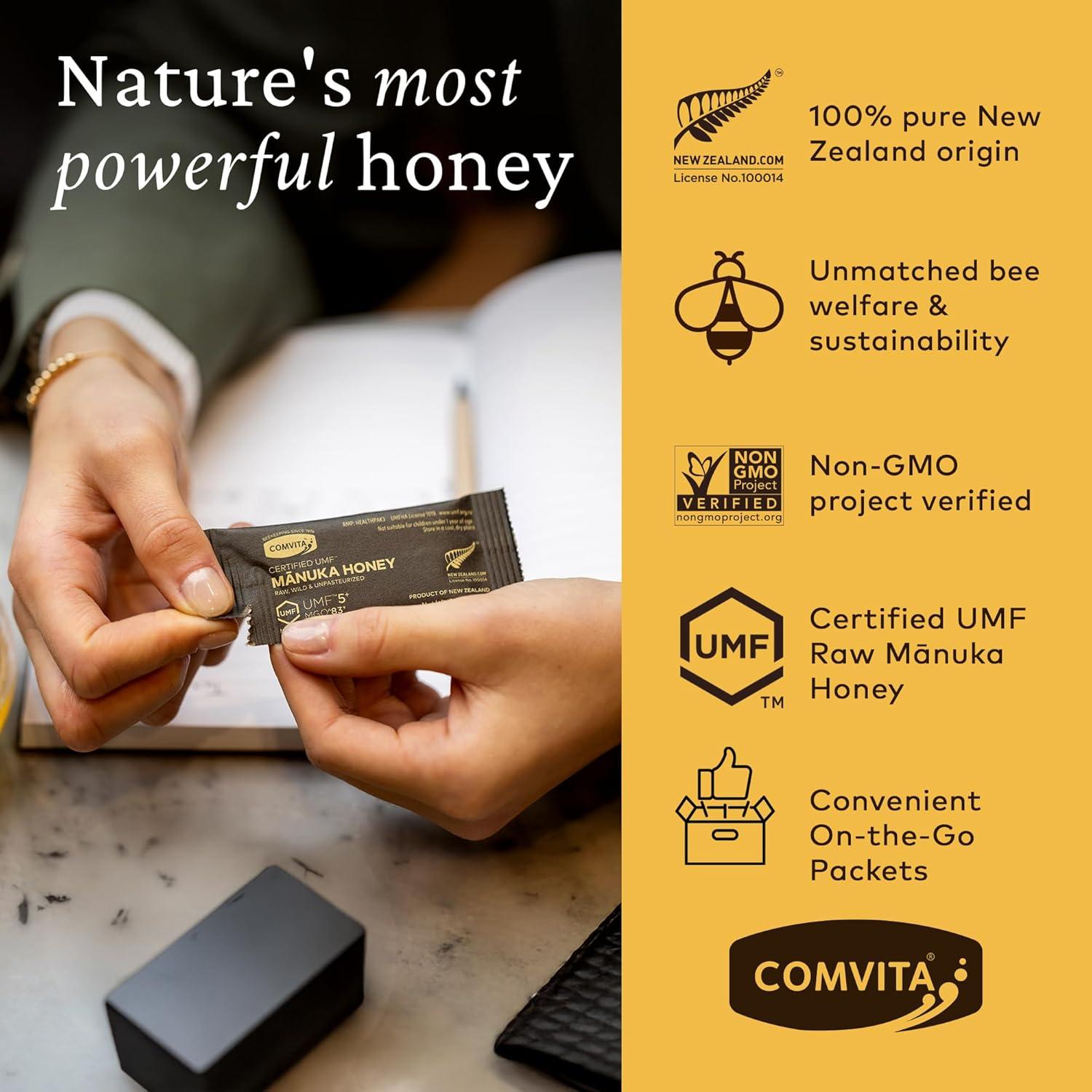 Miel de Manuka Comvita UMF 5+ Cruda 10g - Paquete de 12