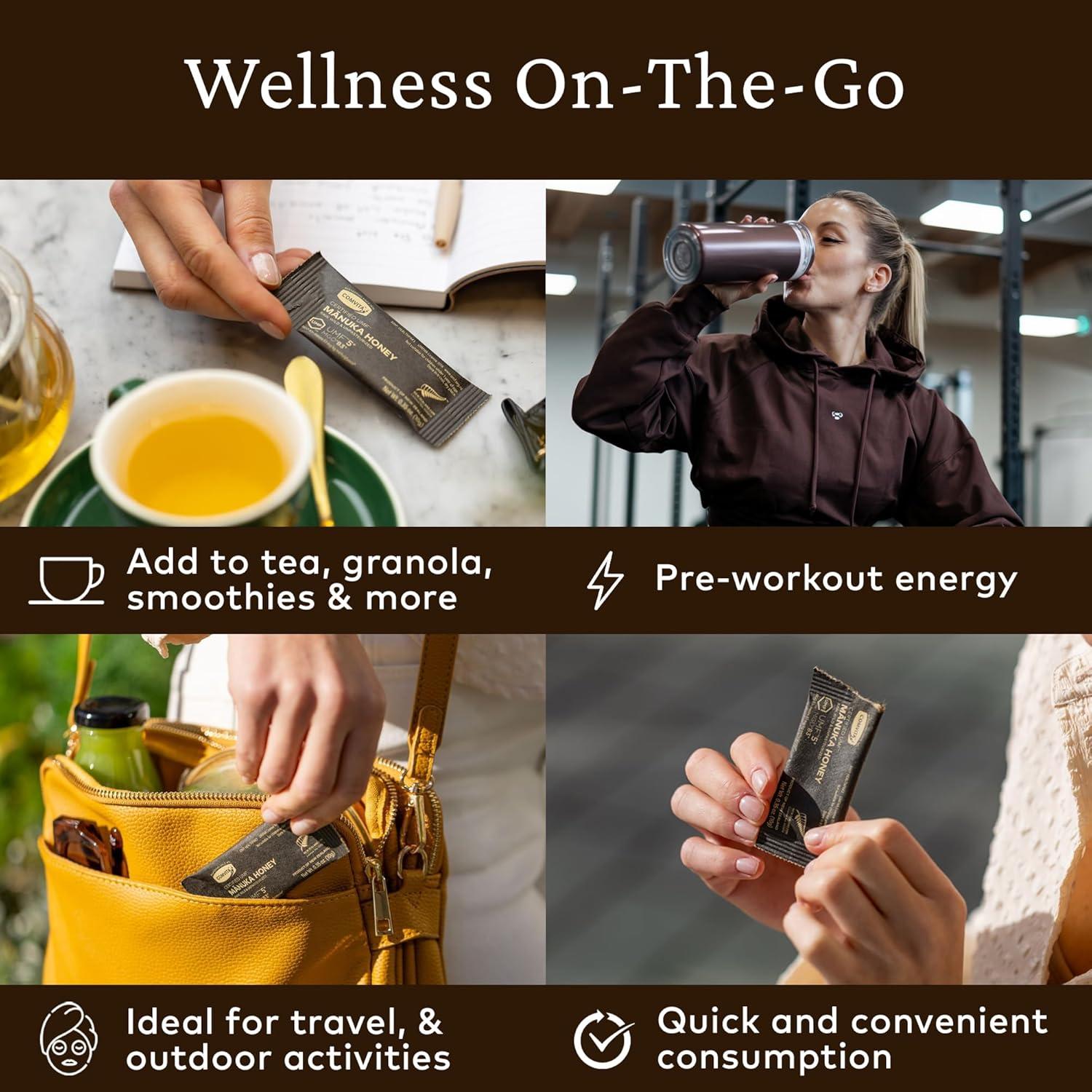 Miel de Manuka Comvita UMF 5+ Cruda 10g - Paquete de 12