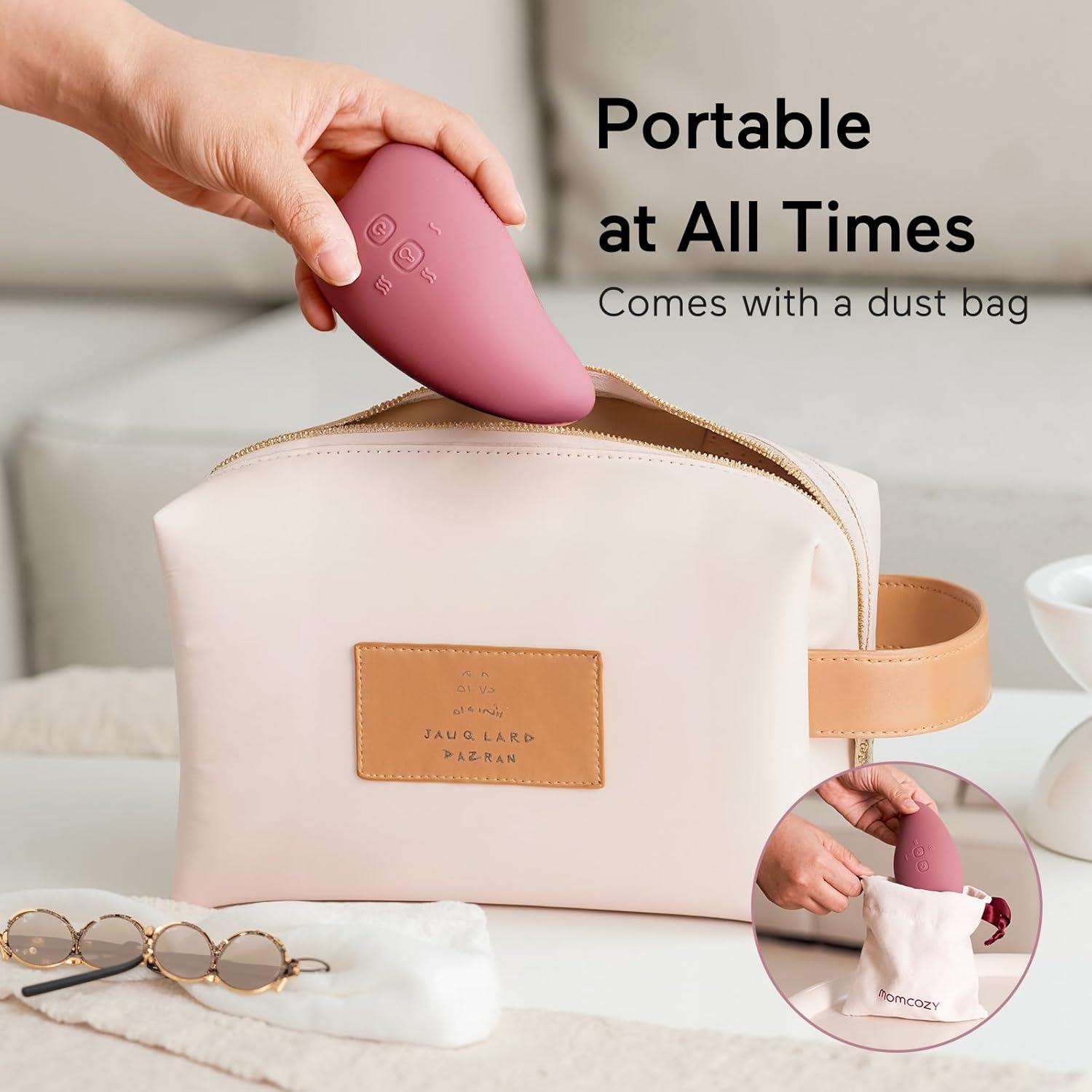 Masajeador de Lactancia Momcozy 2-en-1 Calor y Vibración