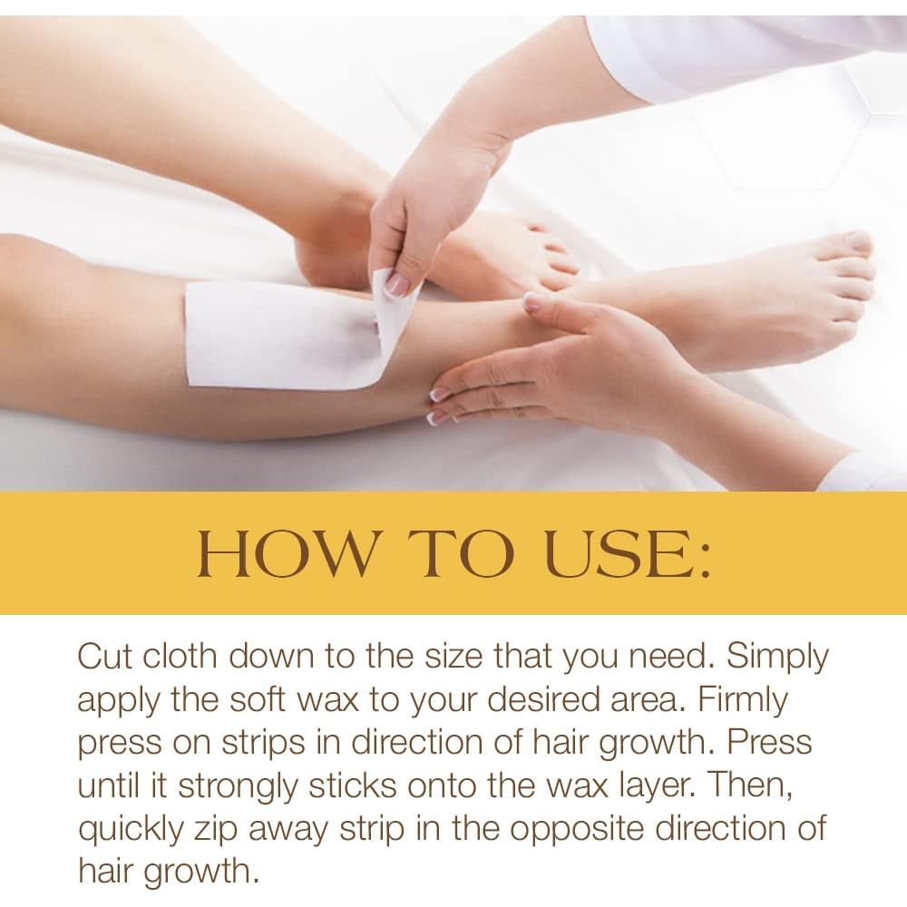 Rollo de Muselina Blanqueada GiGi 3.5" x 40 Yards para Depilación