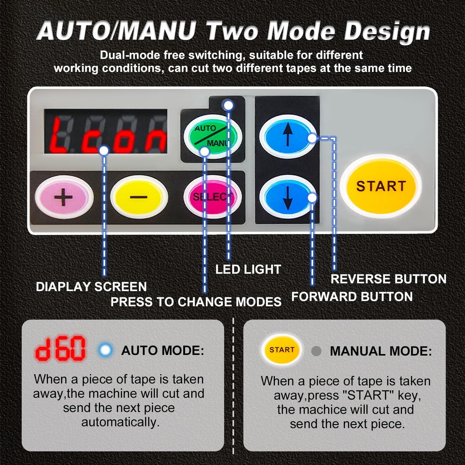 Máquina de Corte de Cinta Yueidung 999mm Automática Negra