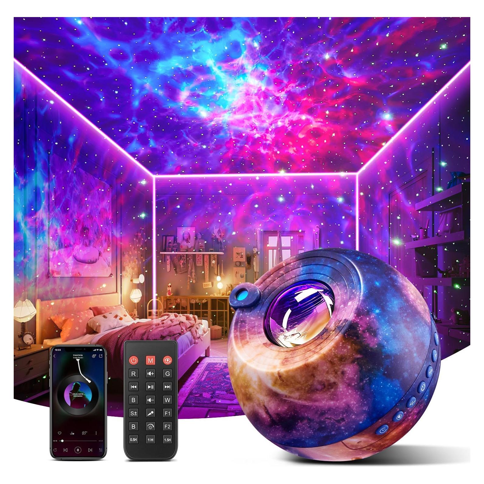 Proyector de Estrellas PIKOY 4 en 1 con Bluetooth y Ruido Blanco