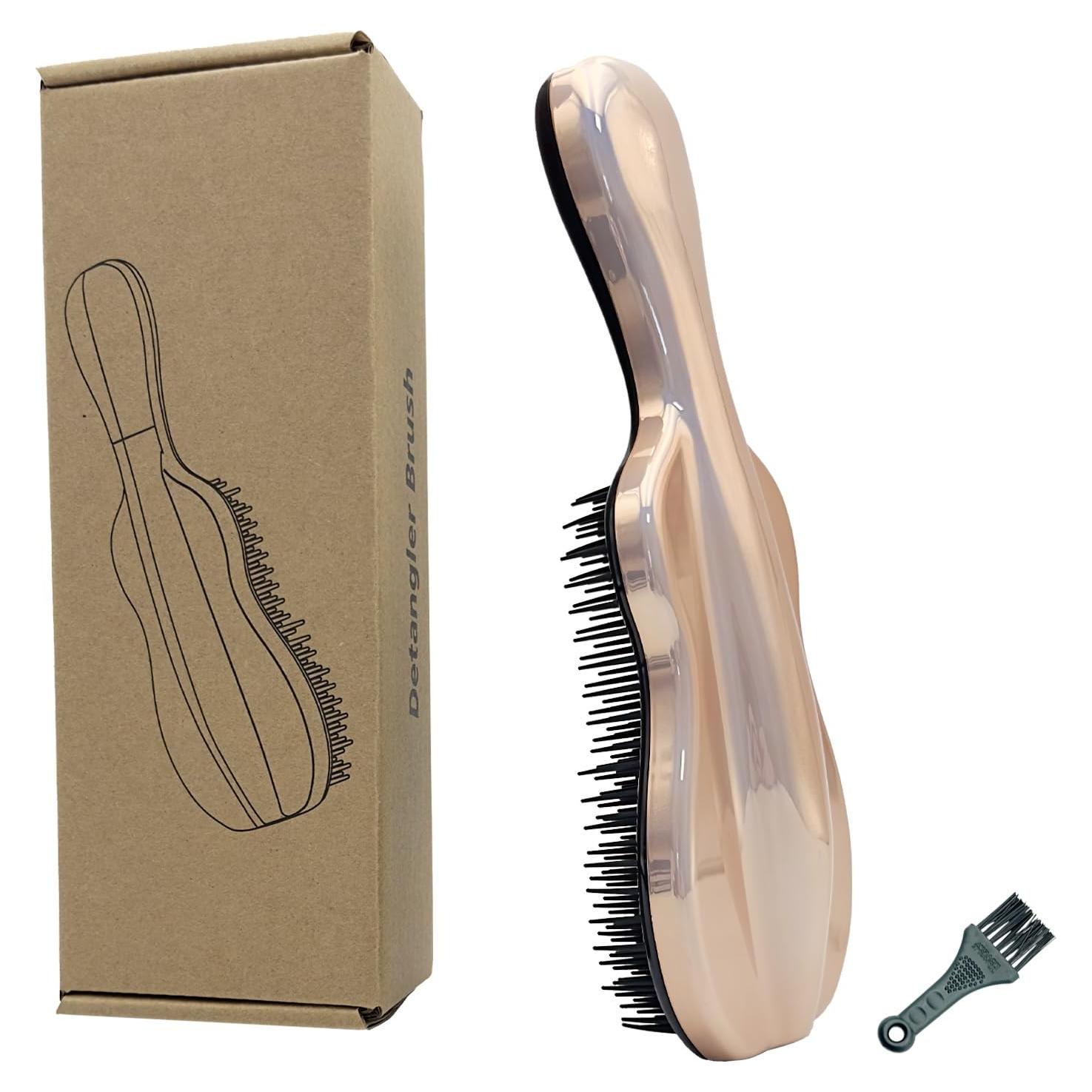 Cepillo Desenredante WYNK Oro Champagne para Cabello Natural