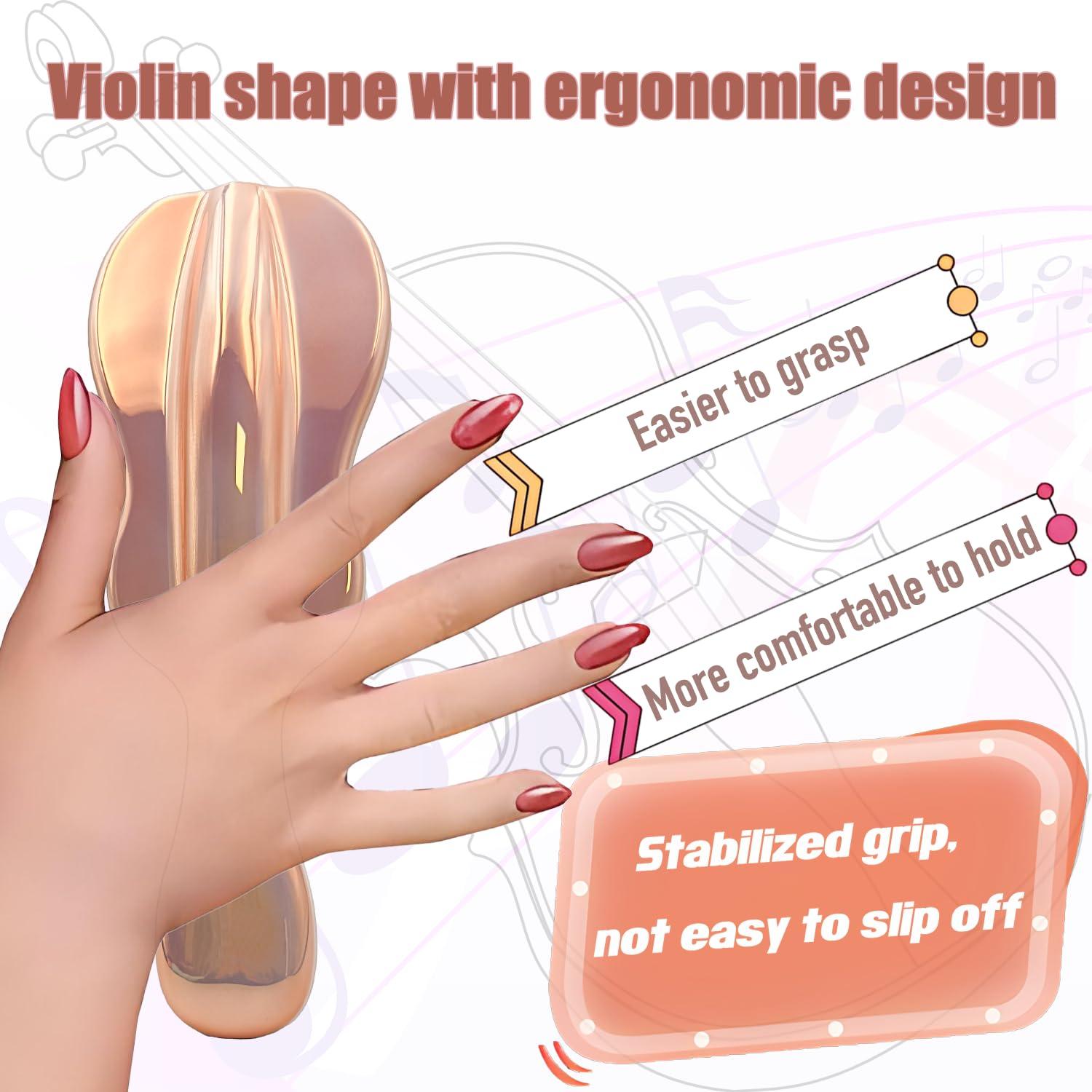 Cepillo Desenredante WYNK Oro Champagne para Cabello Natural