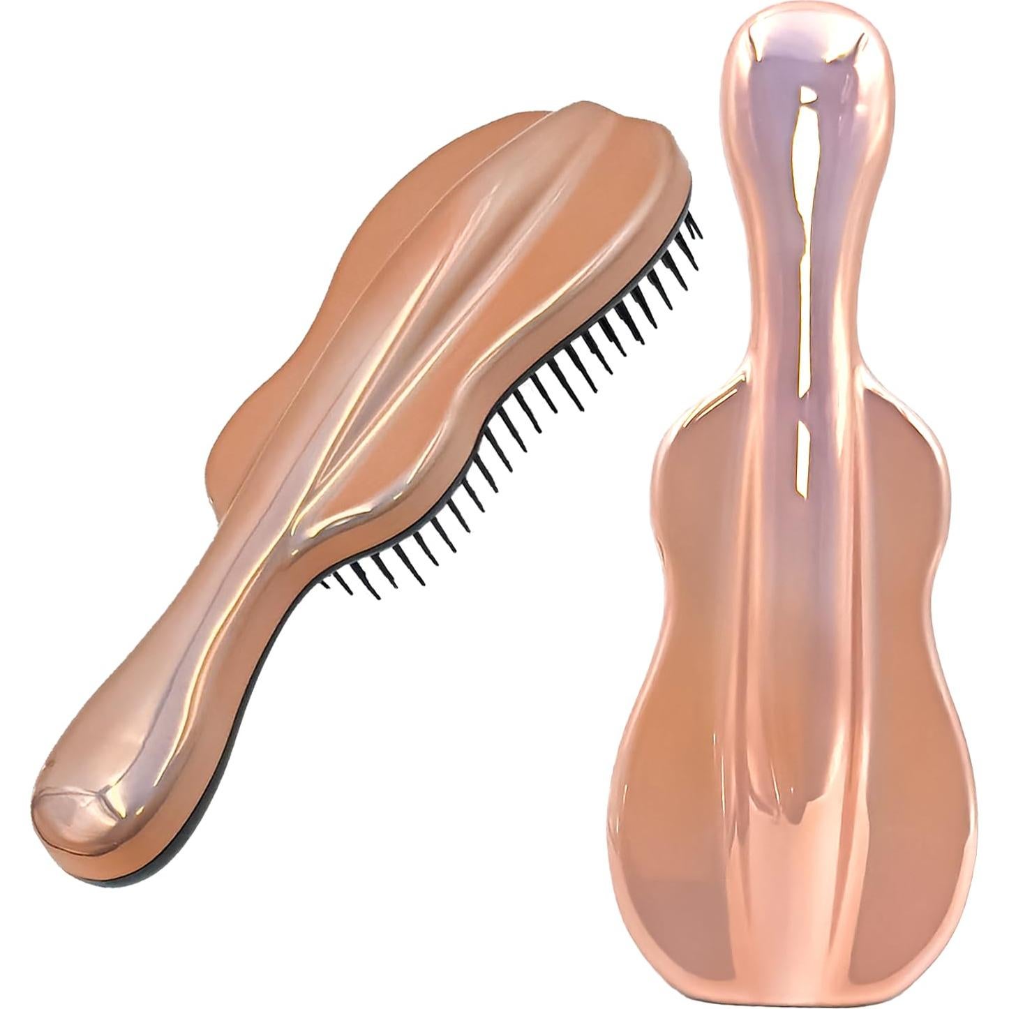 Cepillo Desenredante WYNK Oro Champagne para Cabello Natural