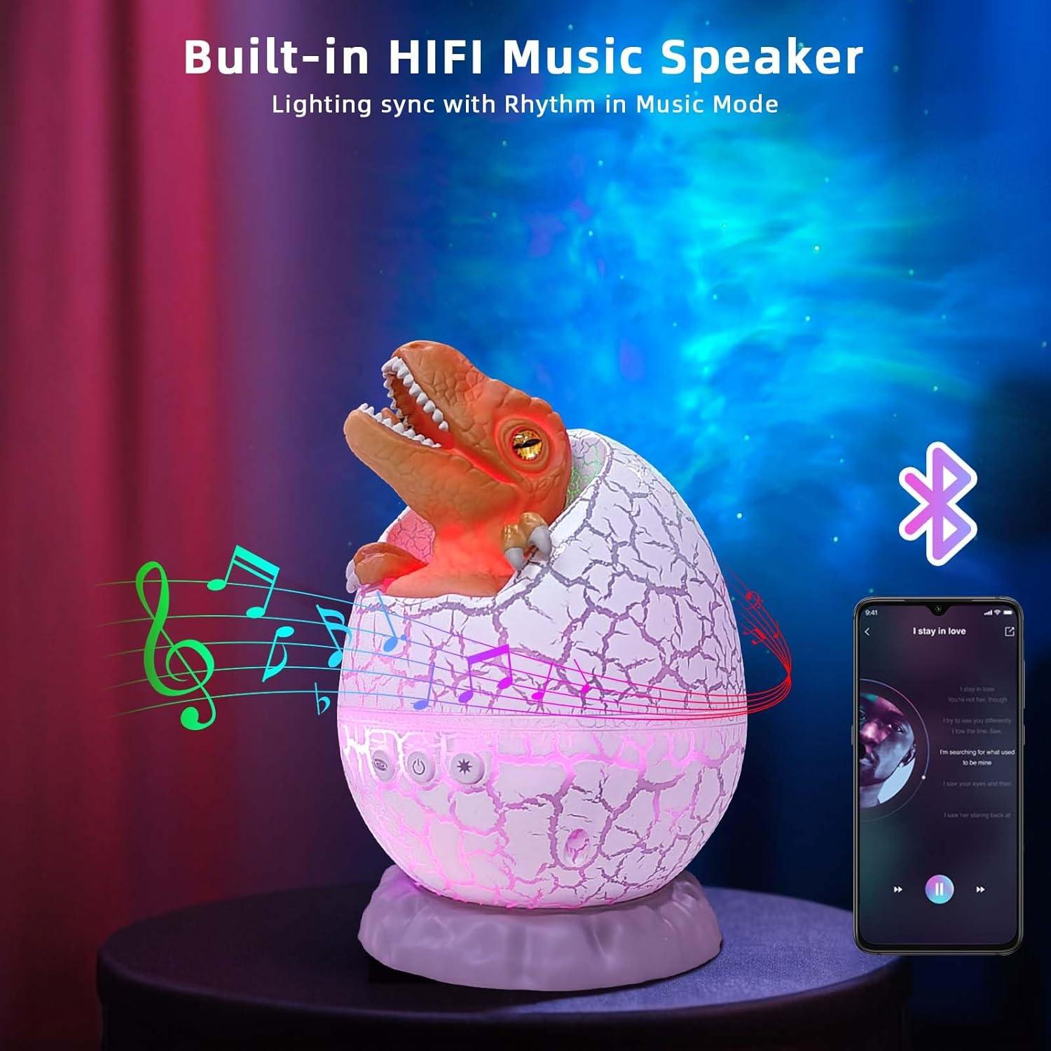 Proyector de Estrellas RUISHINE DINO-YE con Altavoz Bluetooth