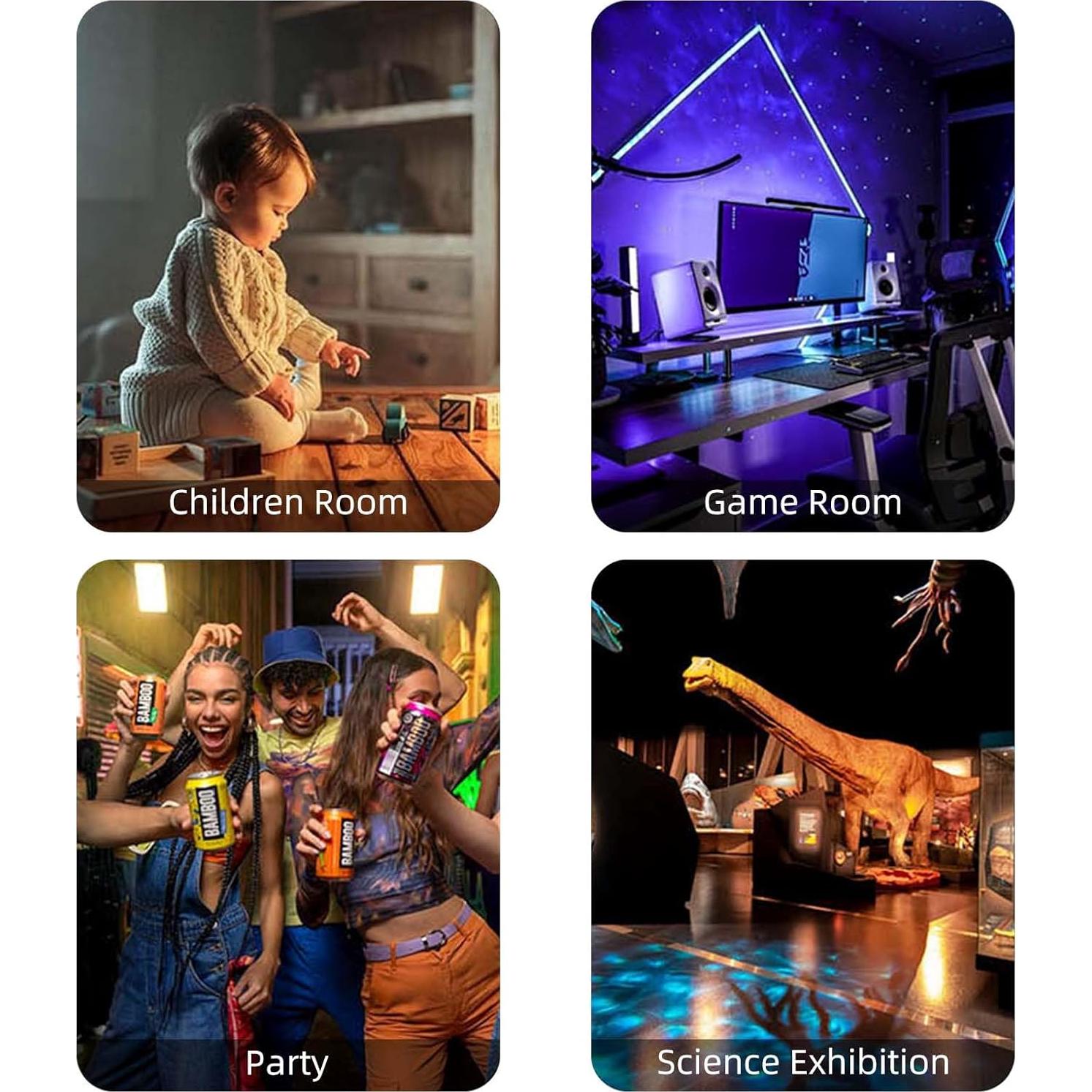 Proyector de Estrellas RUISHINE DINO-YE con Altavoz Bluetooth