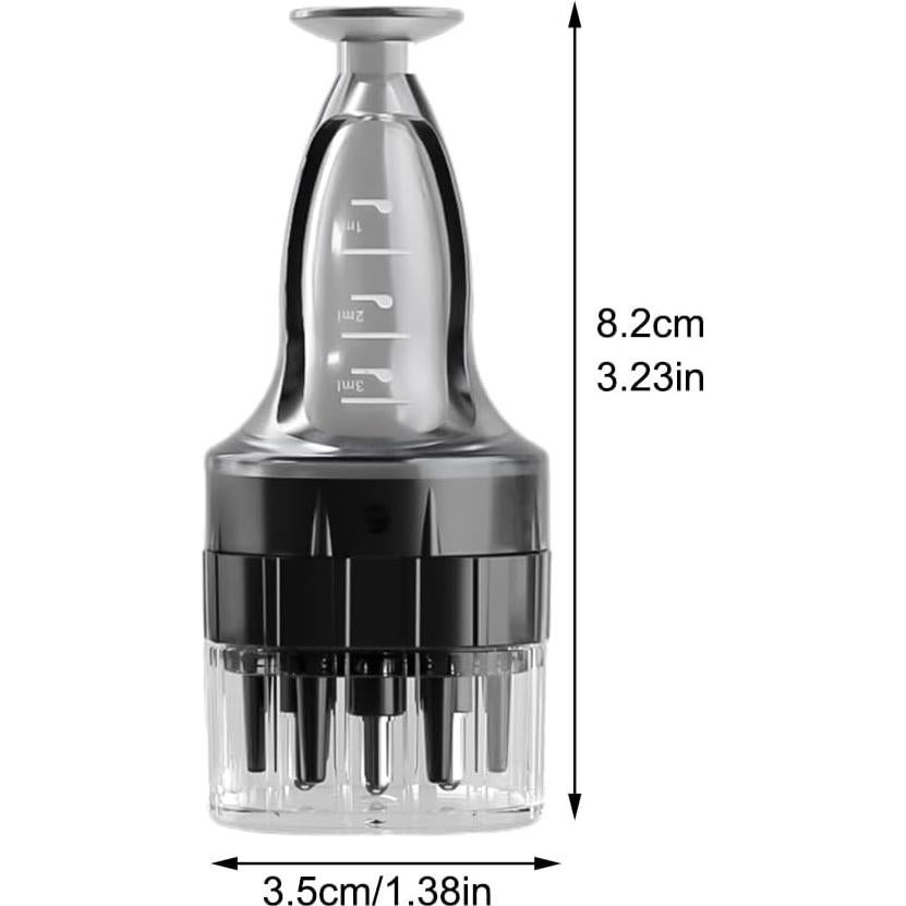 Peine Aplicador SYCOOVEN para Cuero Cabelludo 3ml Negro