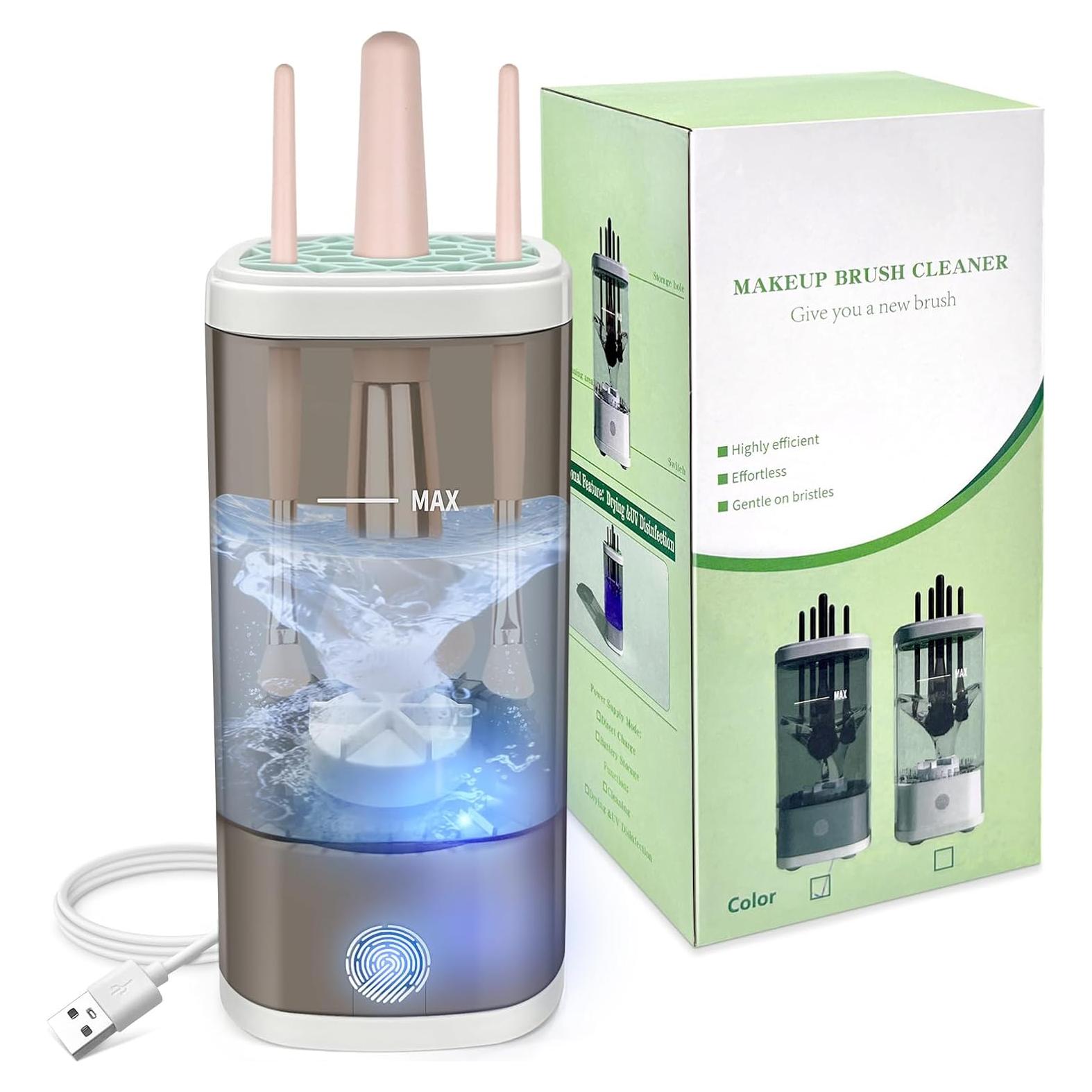 Limpiadora Eléctrica de Brochas Tpsofy - Negro, 7000RPM