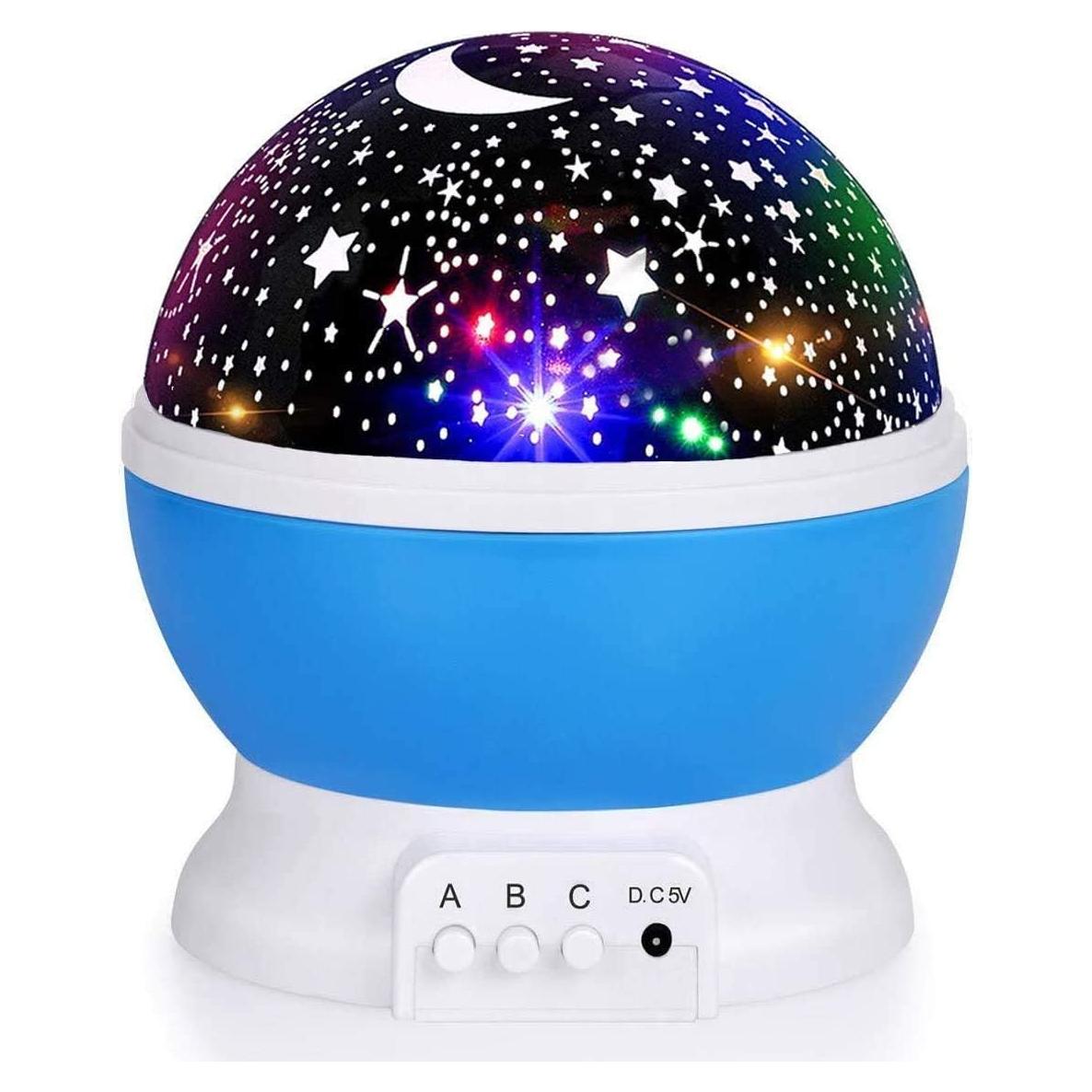 Luz Nocturna Proyector de Estrellas Shan Tou 12 Colores LED