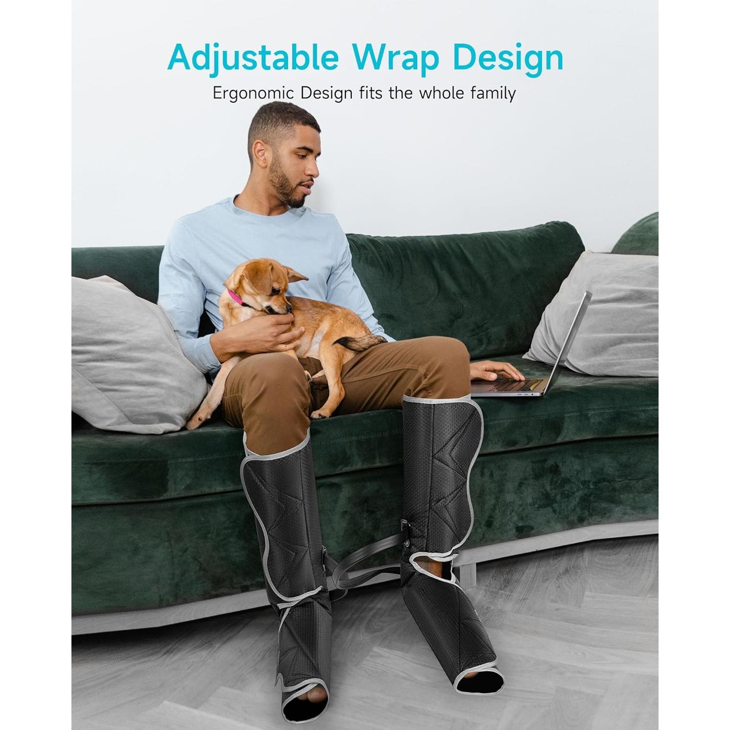 Masajeador de Piernas ALLJOY con Calor y Compresión 6 Modos