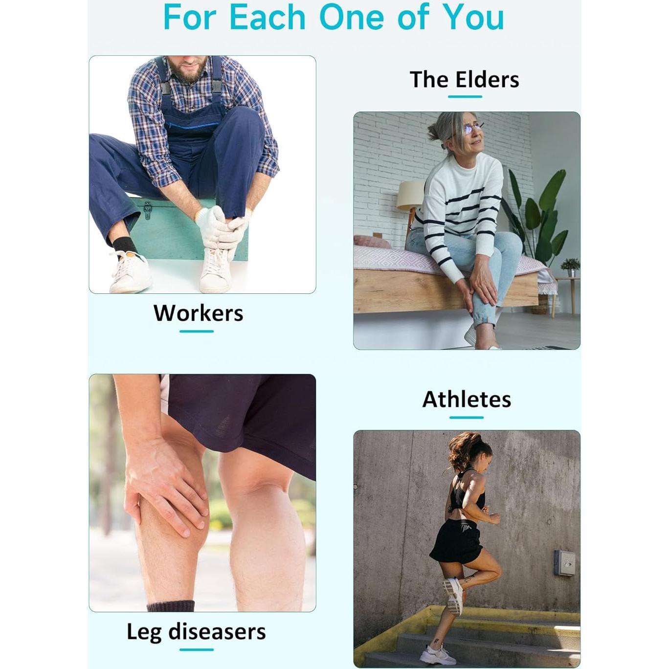 Masajeador de Piernas ALLJOY con Calor y Compresión 6 Modos