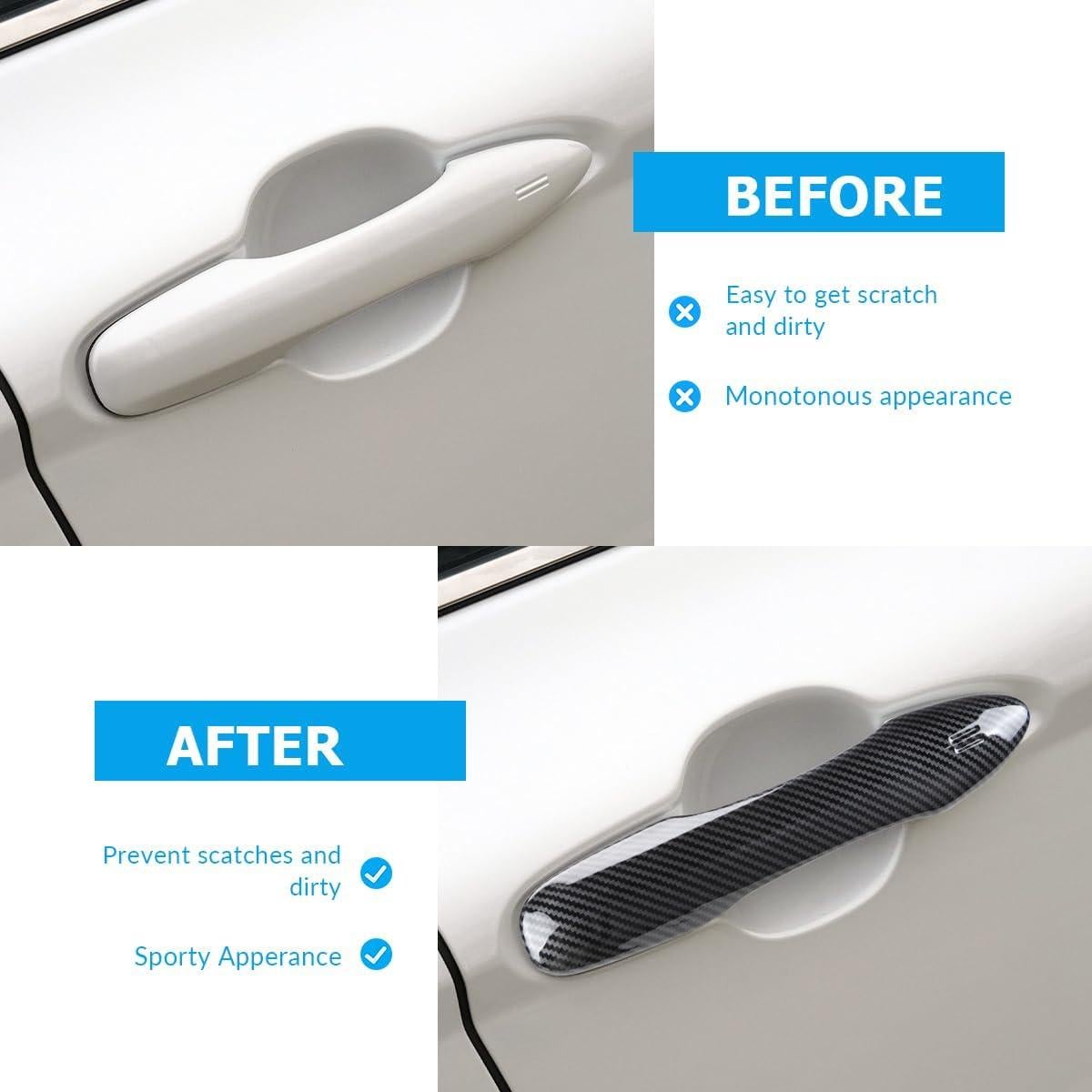 Cubierta de Manija de Puerta DLOVEG para Toyota 2018-2025