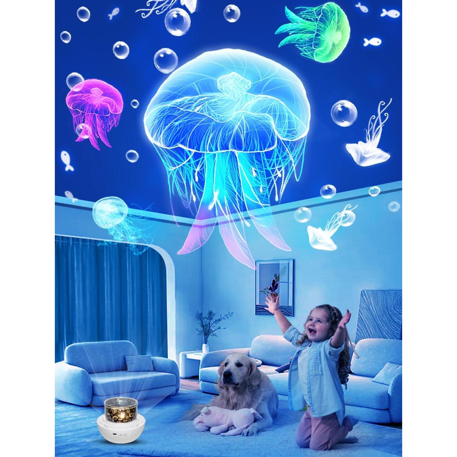 Proyector de Luz Nocturna Eigther CP-HT2-Y 21 Películas 360°