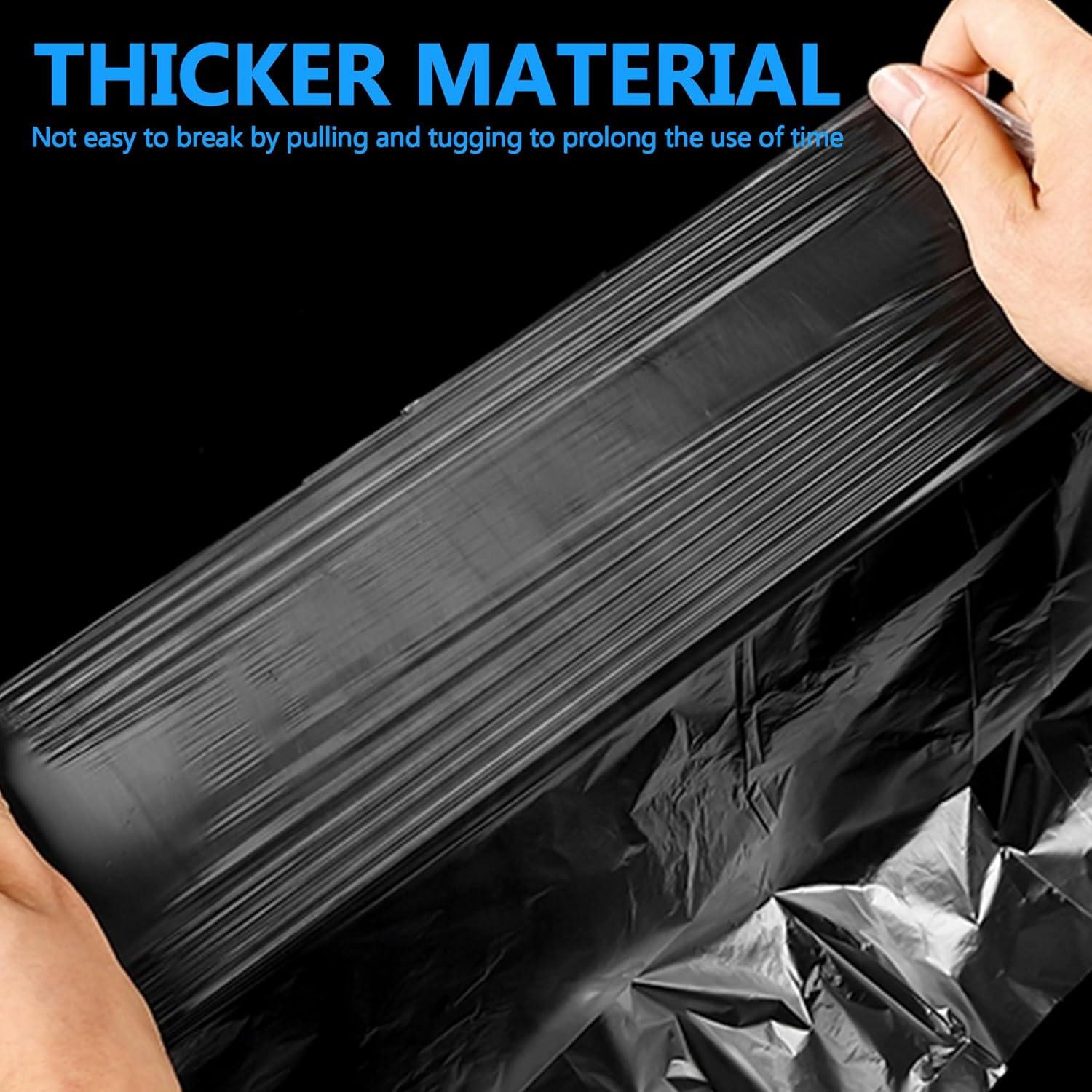 LLPT Tape and Drape 25.6”(Unfolded) x 66 Ft Each 2 Pack Pre-Taped Masking Film 0.31 Mil Painters Plastic Drop Cloth for Auto Wall Furniture Painting Protection (MFTG620)