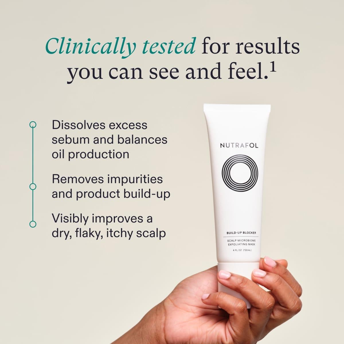 Mascarilla Exfoliante Nutrafol 113g para Cuero Cabelludo