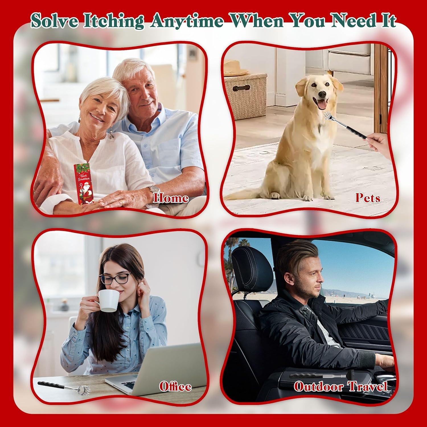 Rascador de Espalda Extensible LUCDNC 20-67 cm Regalo Navidad