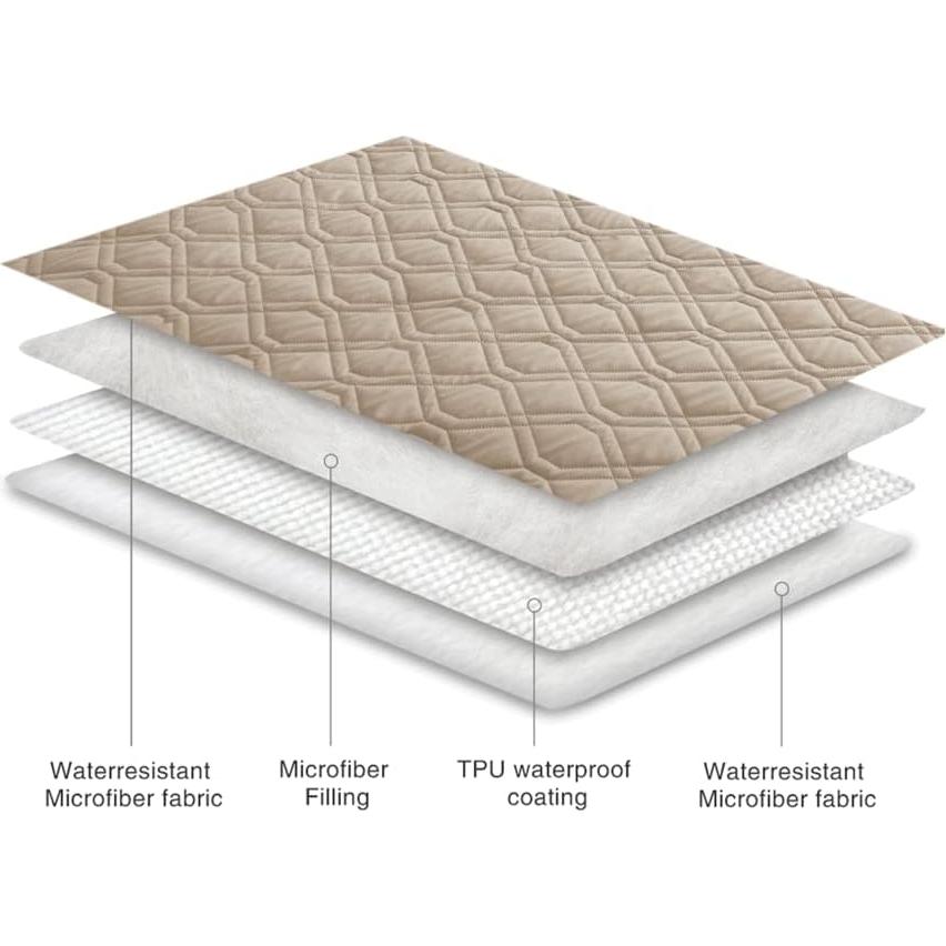 Ameritex Waterproof Blanket Reversible Dog Bed Cover Pet Blanket for Furniture Bed Couch Sofa