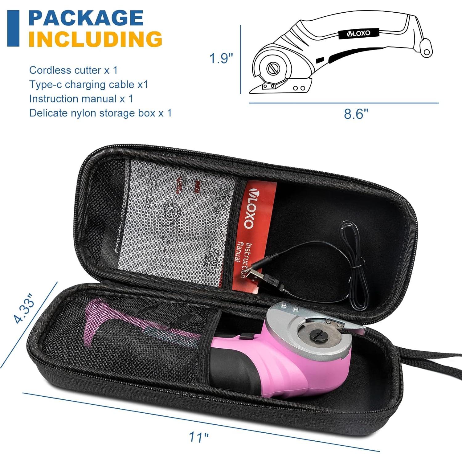 Tijeras eléctricas VLOXO 4.2V inalámbricas con seguridad