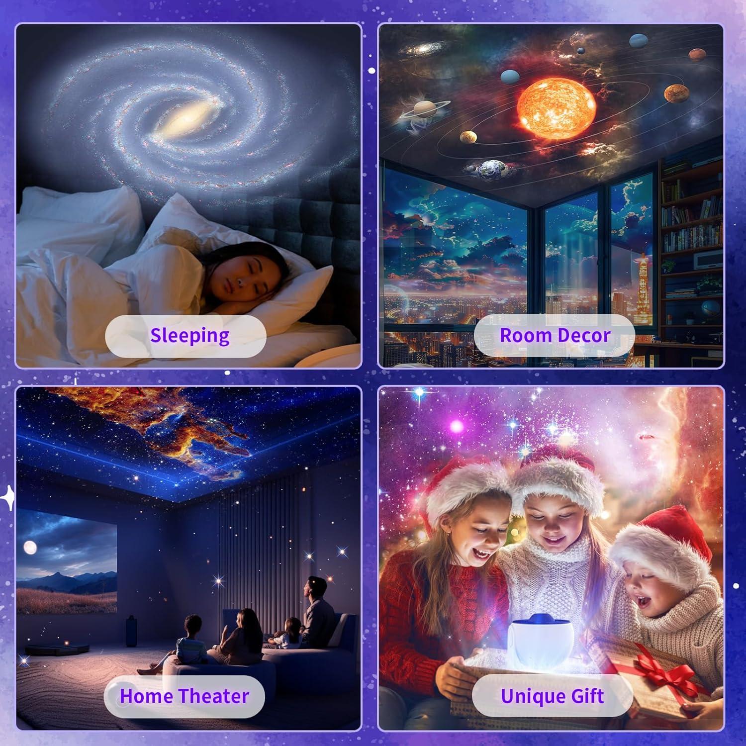 Proyector Galáctico VanSmaGo GP-01 13 en 1 Luz Nocturna