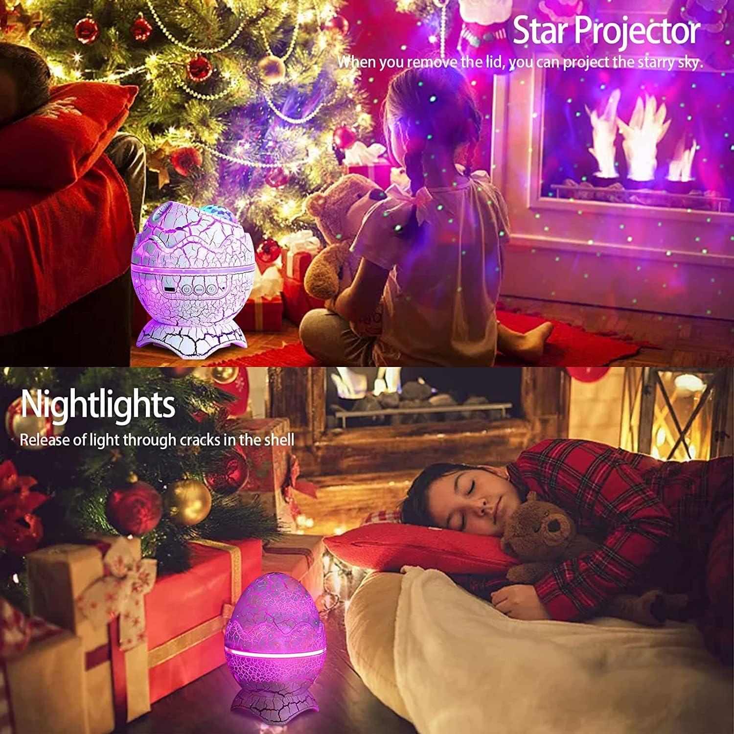 Proyector Luz Estrellada SZPACMATE Huevo Dinosaurio 6W Bluetooth