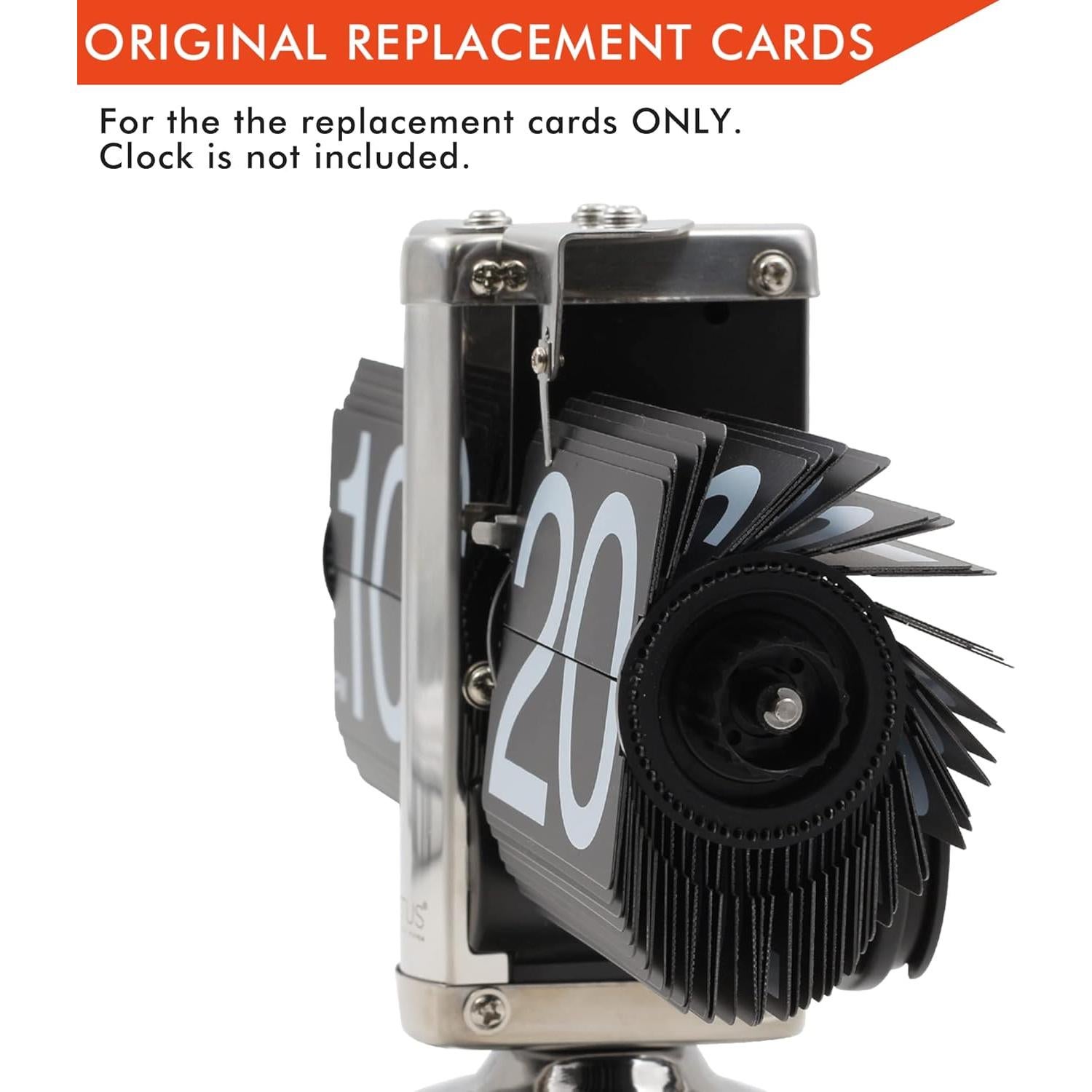 Tarjetas de Reemplazo Betus para Reloj Flip F001B - Hora