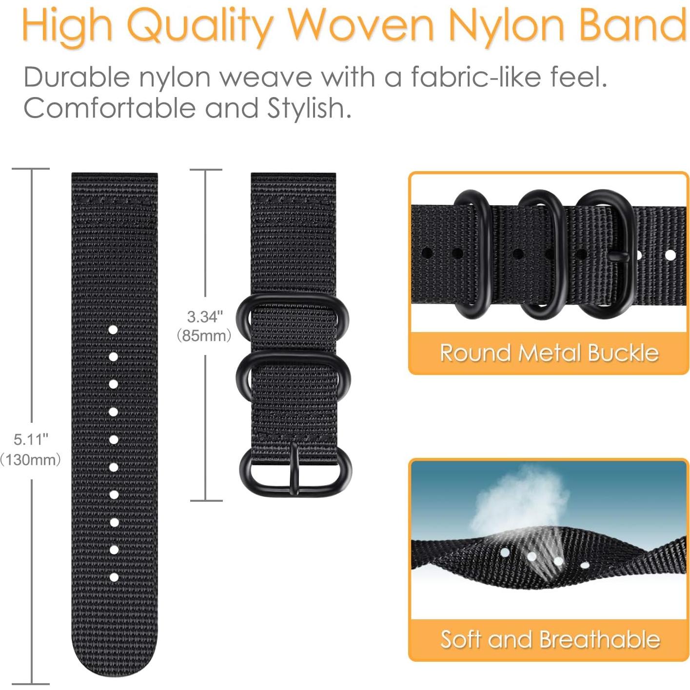 Banda de Nylon Fintie para Samsung Galaxy Watch 3 45mm