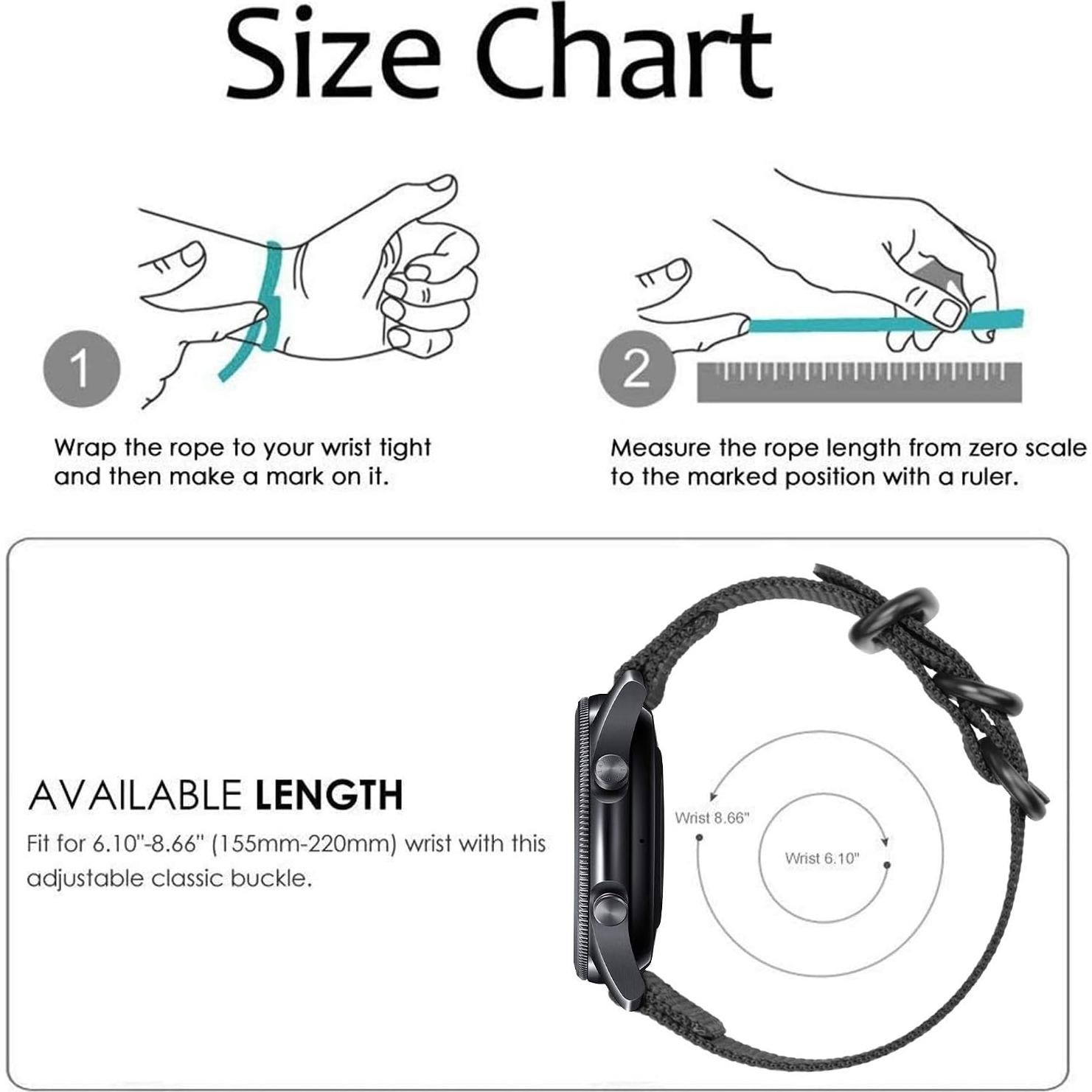 Banda de Nylon Fintie para Samsung Galaxy Watch 3 45mm