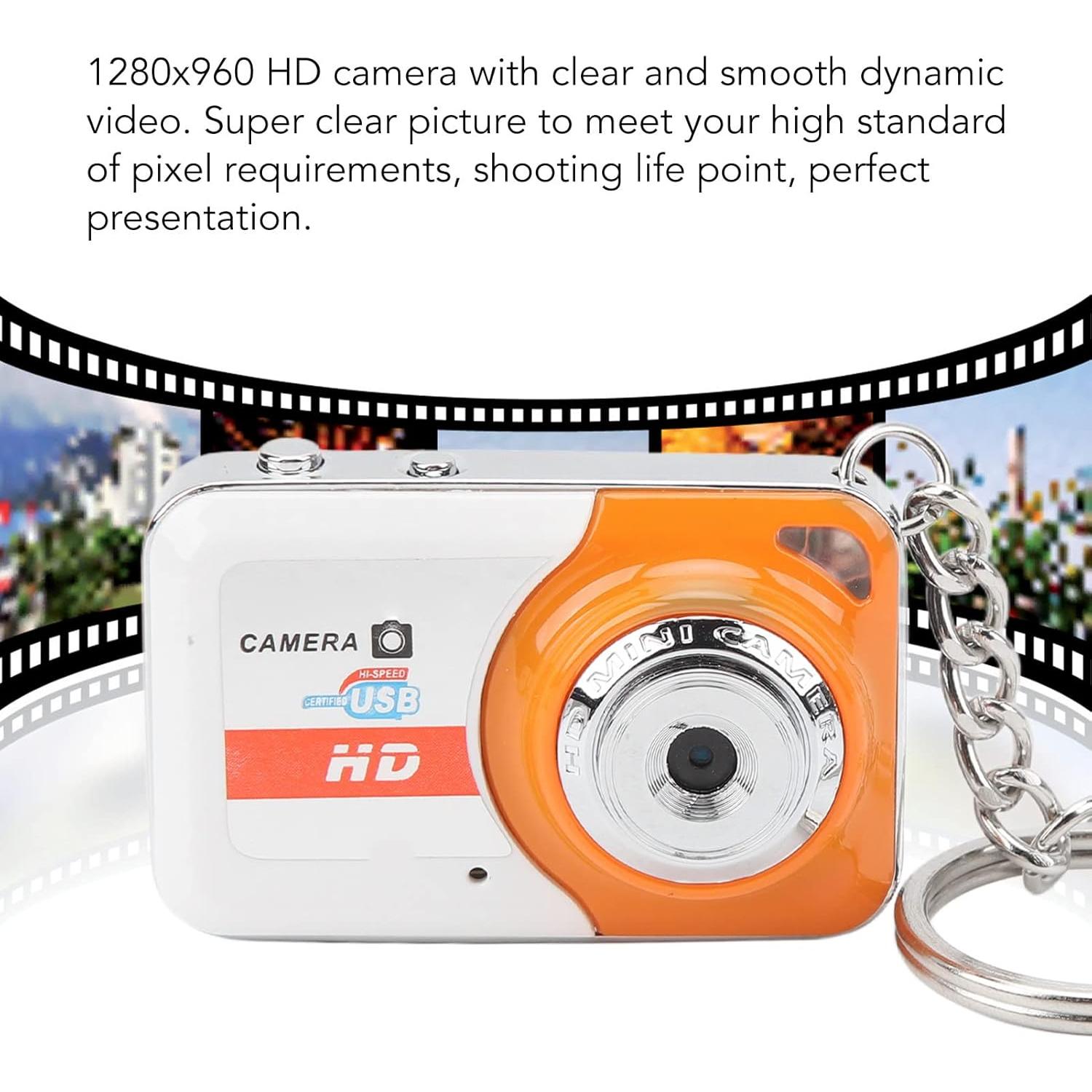 Cámara Digital Mini DV PUSOKEI Naranja 20g 1280x960 Video