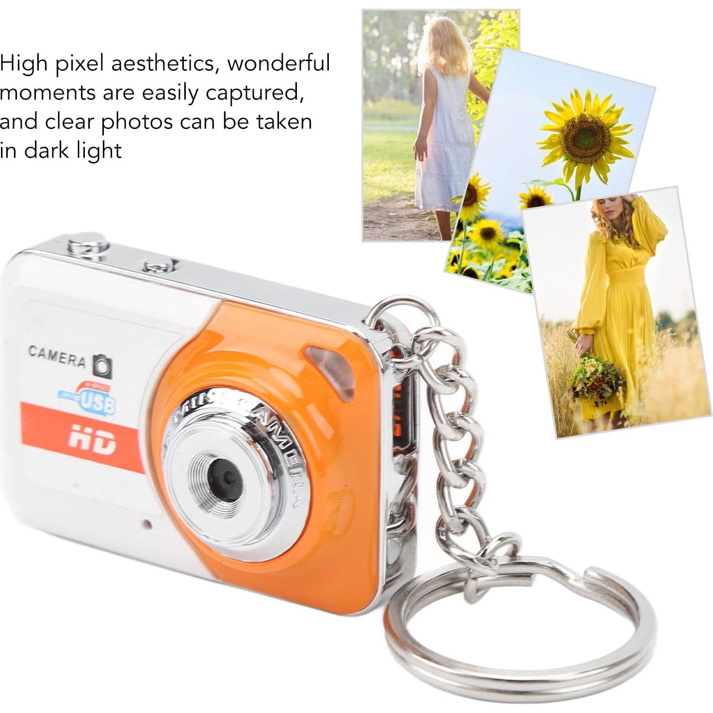 Cámara Digital Mini DV PUSOKEI Naranja 20g 1280x960 Video