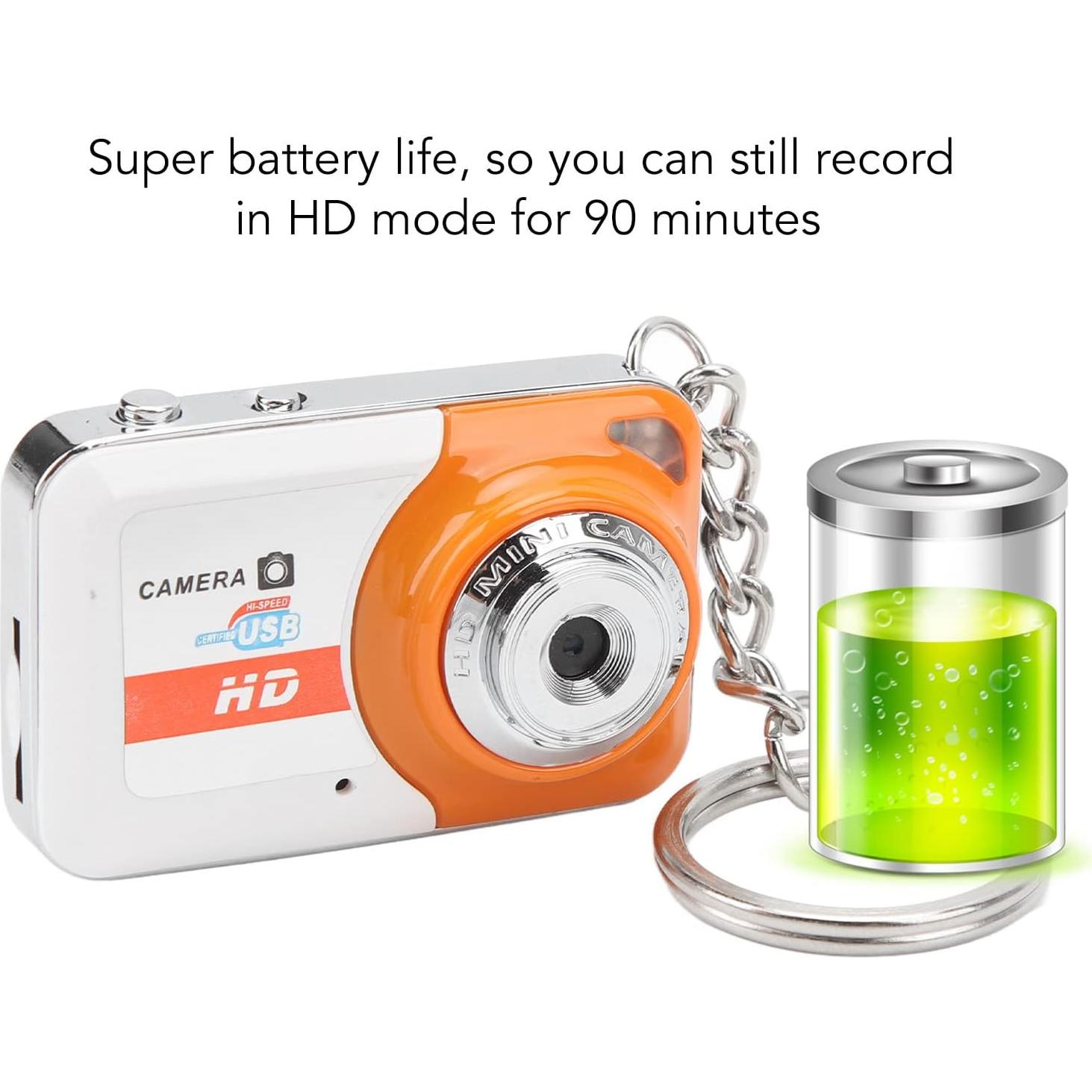 Cámara Digital Mini DV PUSOKEI Naranja 20g 1280x960 Video