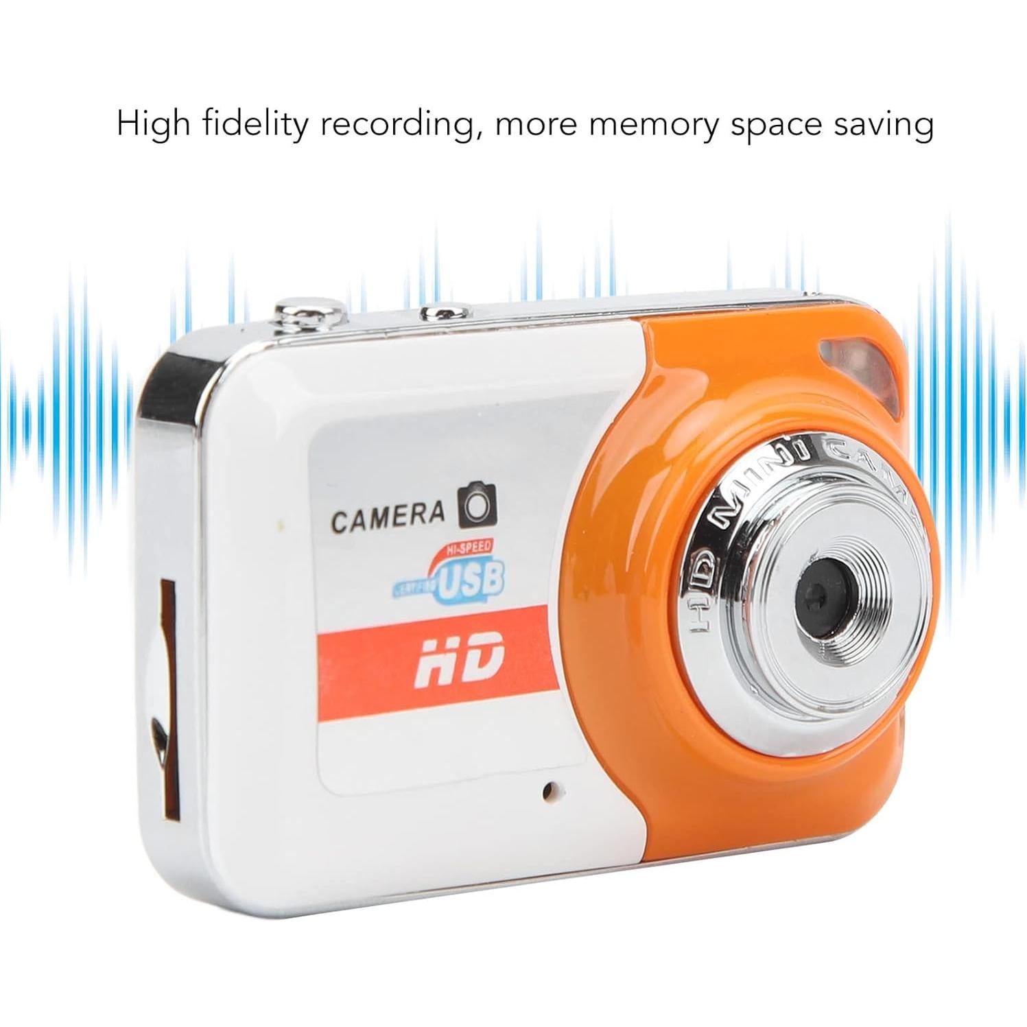 Cámara Digital Mini DV PUSOKEI Naranja 20g 1280x960 Video