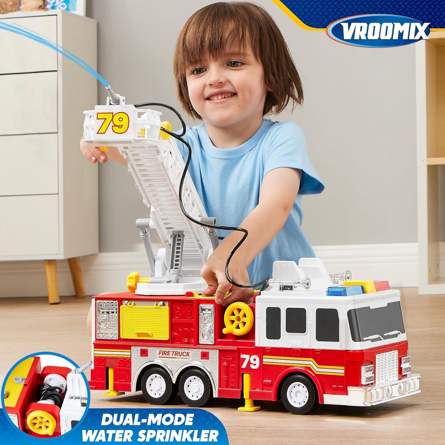 Camión de Bomberos JOYIN Extra Grande con Escalera 83,82 cm