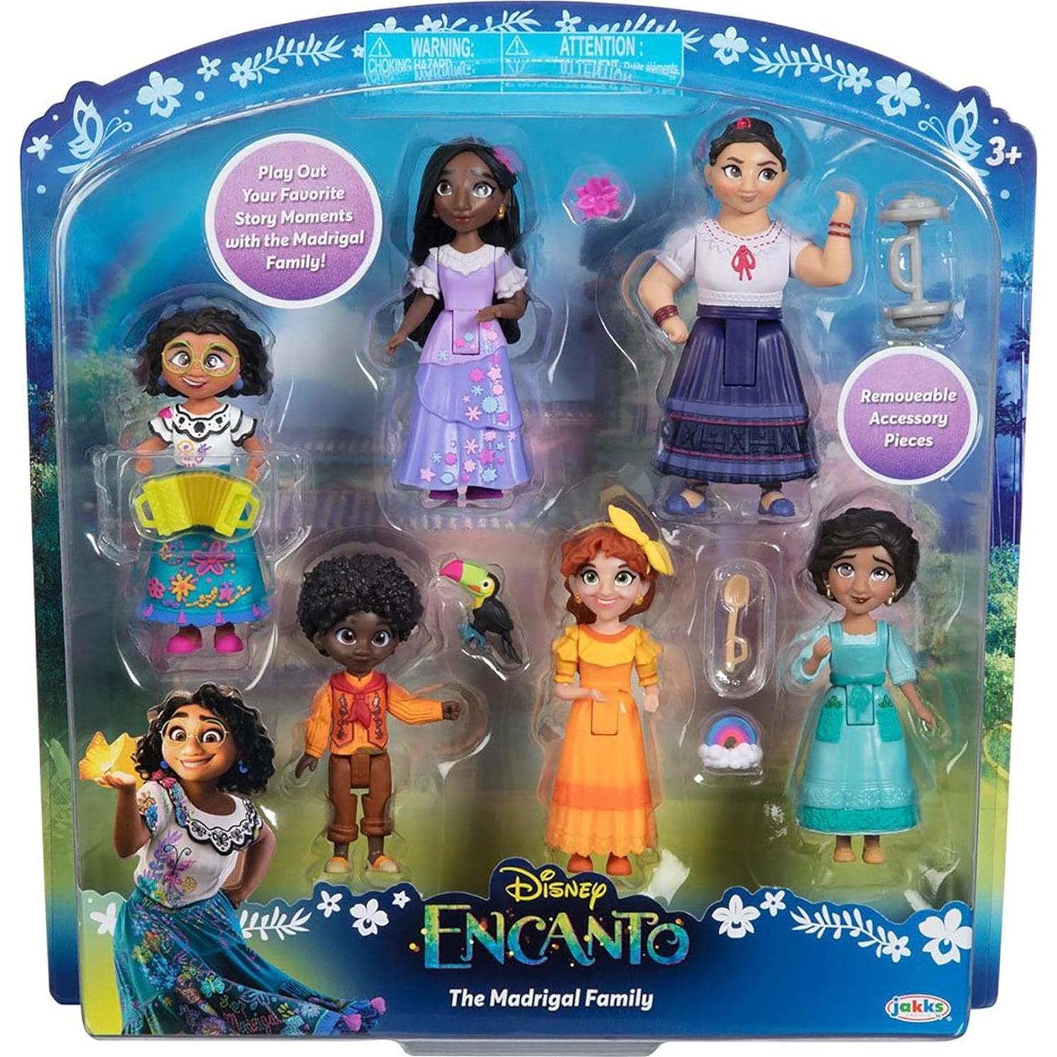 Figuras de Muñecas Disney Encanto 6-Pack Familia Madrigal