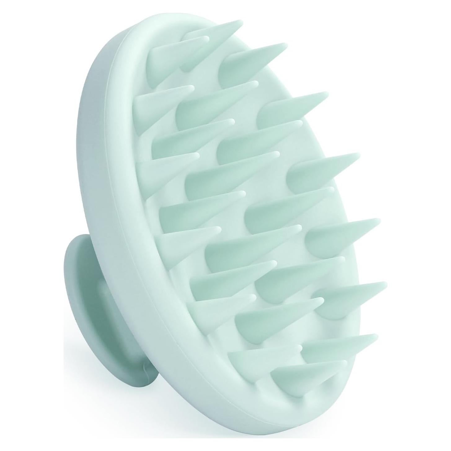 Masajeador de cuero cabelludo Meartchy verde menta suave