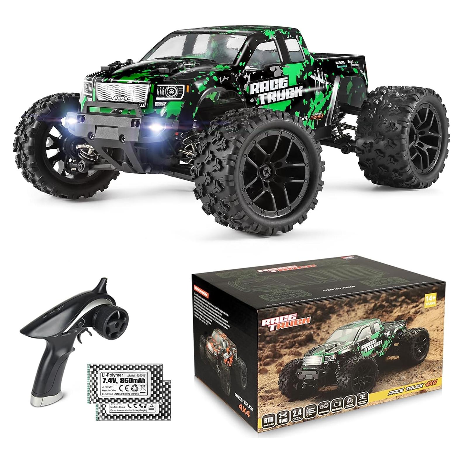 Coche RC Todo Terreno Haiboxing 1:18 4WD 36 KPH Impermeable
