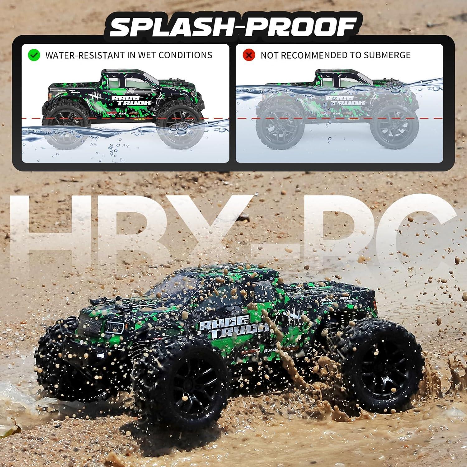 Coche RC Todo Terreno Haiboxing 1:18 4WD 36 KPH Impermeable