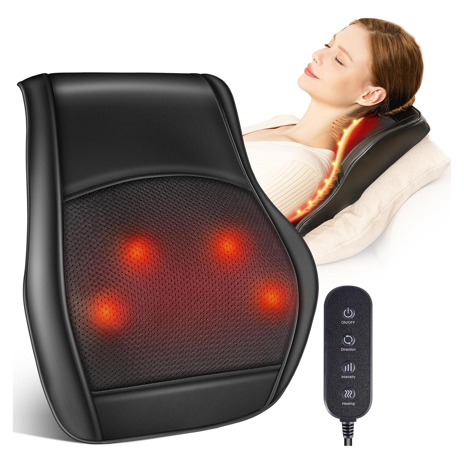 Masajeador de Cuello y Espalda Brelley Shiatsu con Calor