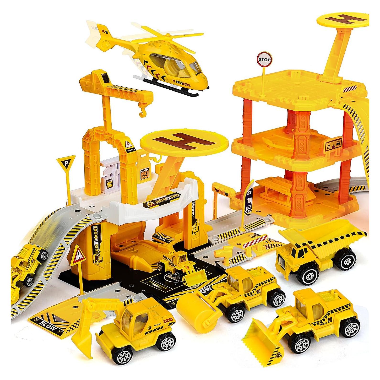 Juego de construcción TOY Life - Vehículos y garaje 50 piezas