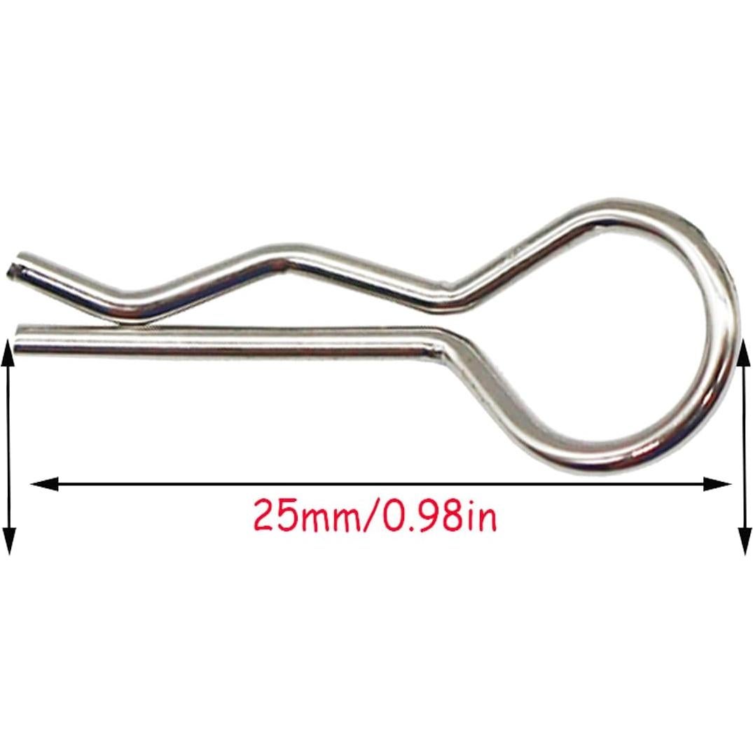 100 Clips de Carrocería RC Universales para Escalas 1/8 1/10 1/12