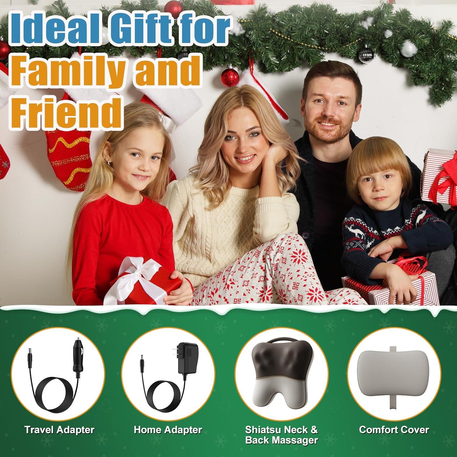 Masajeador de Espalda Comrelax HY-3417 con Calor y 8 Nodos