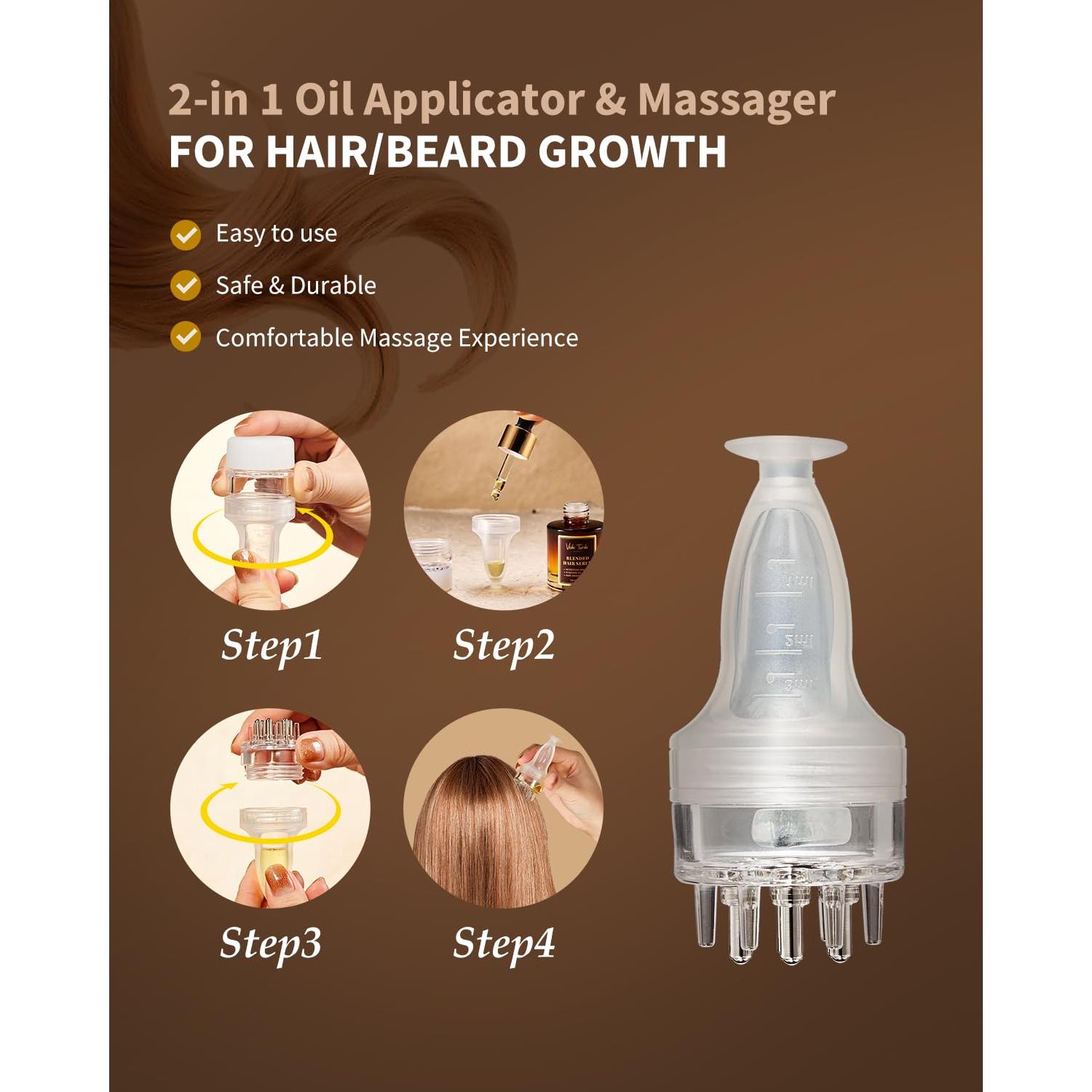 Set de Suero y Aceite Capilar VEDA TINDA para Crecimiento